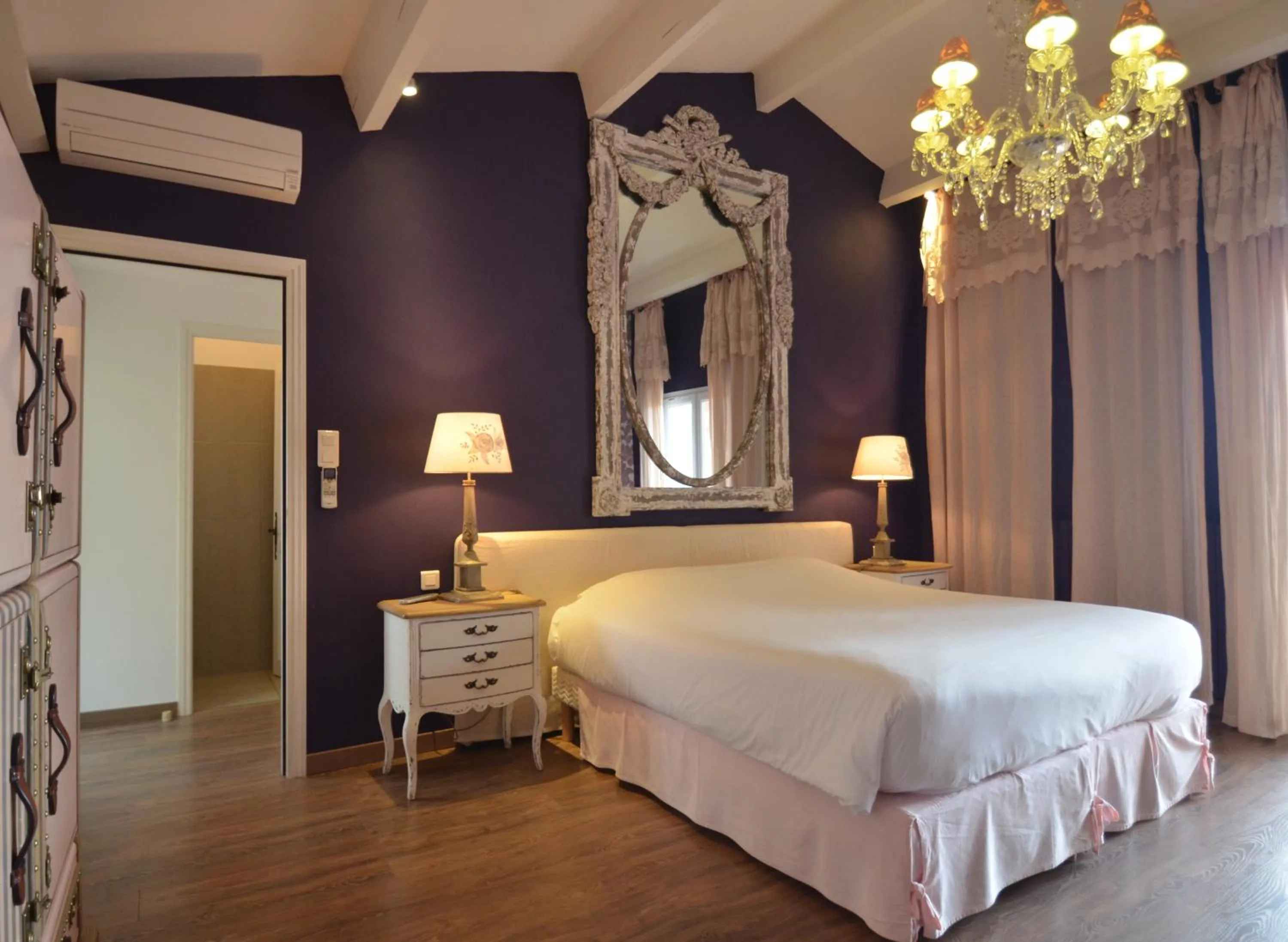 Photo of the whole room, Bed in Logis Hôtel restaurant des Pins