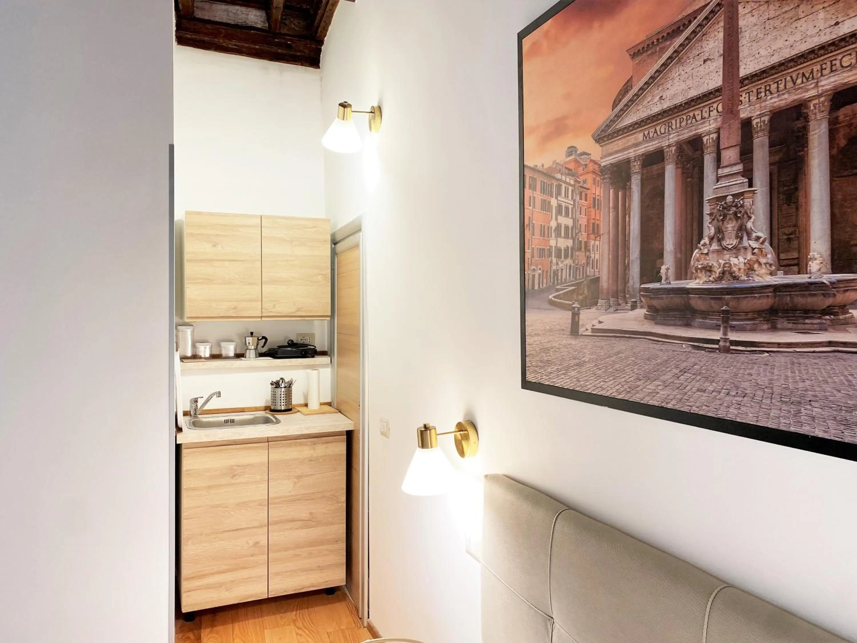 Kitchen or kitchenette in Campo De Fiori Relais