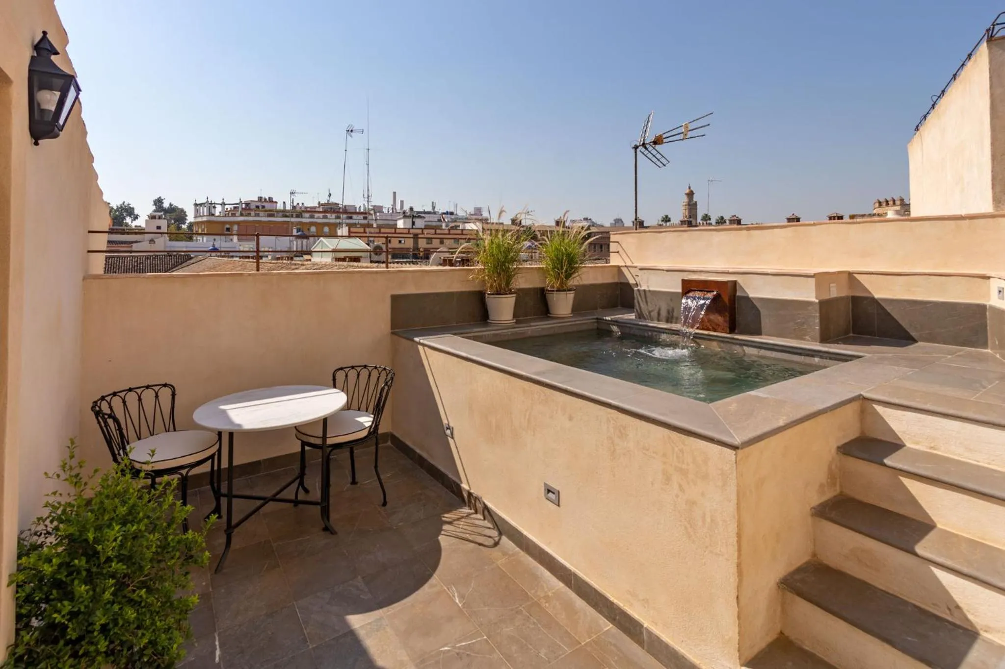 Swimming pool in Casa de la Moneda Residences Sevilla