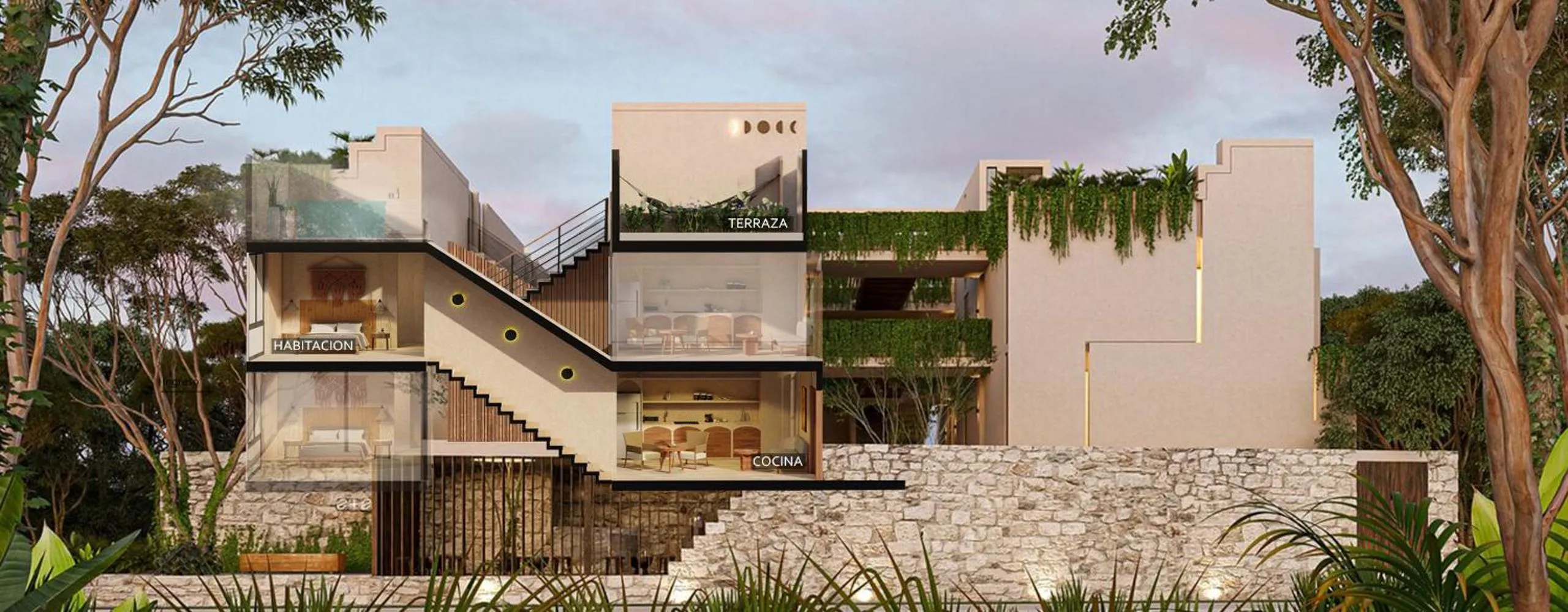 Property building in Eterna Tulum