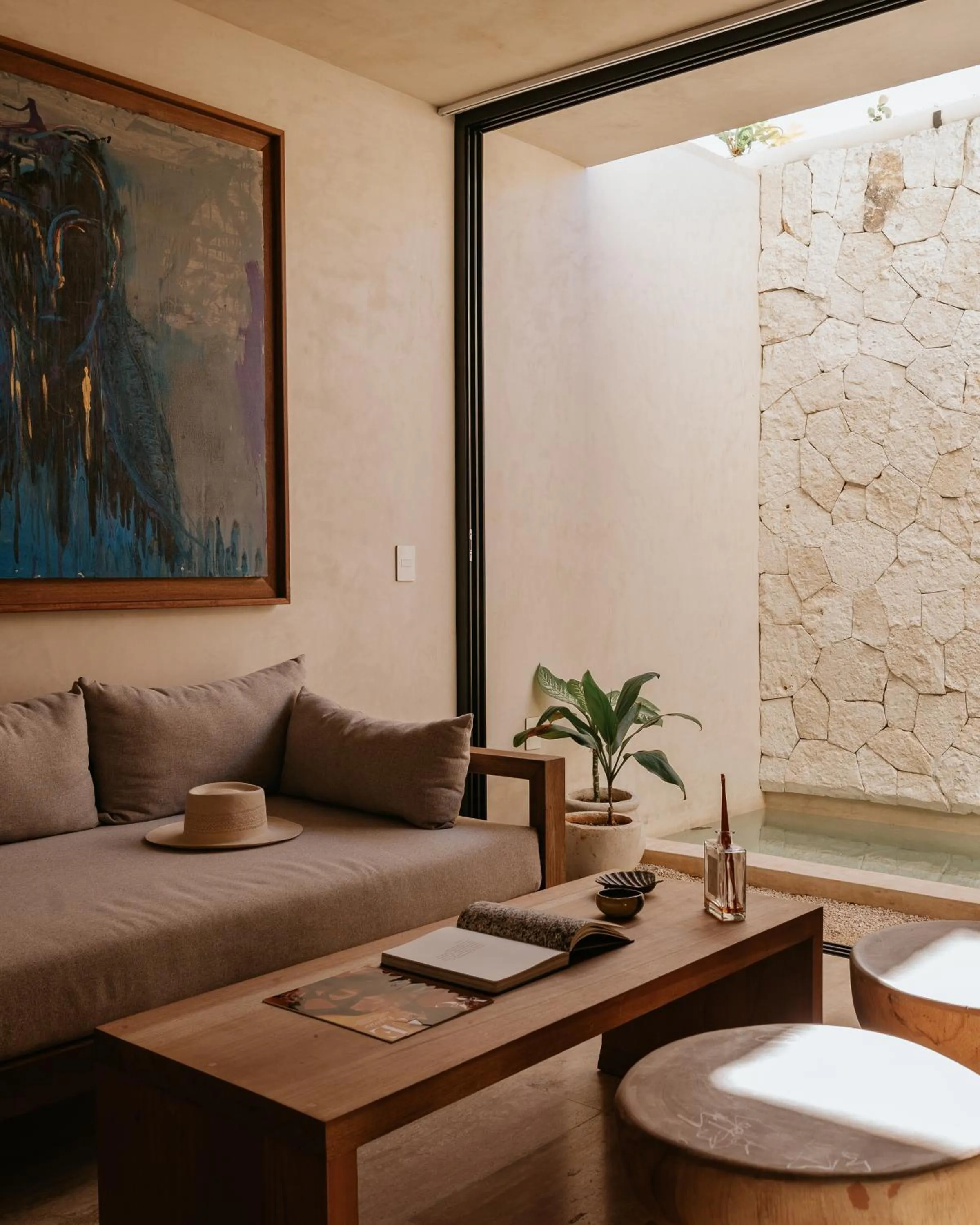 Living room in Eterna Tulum