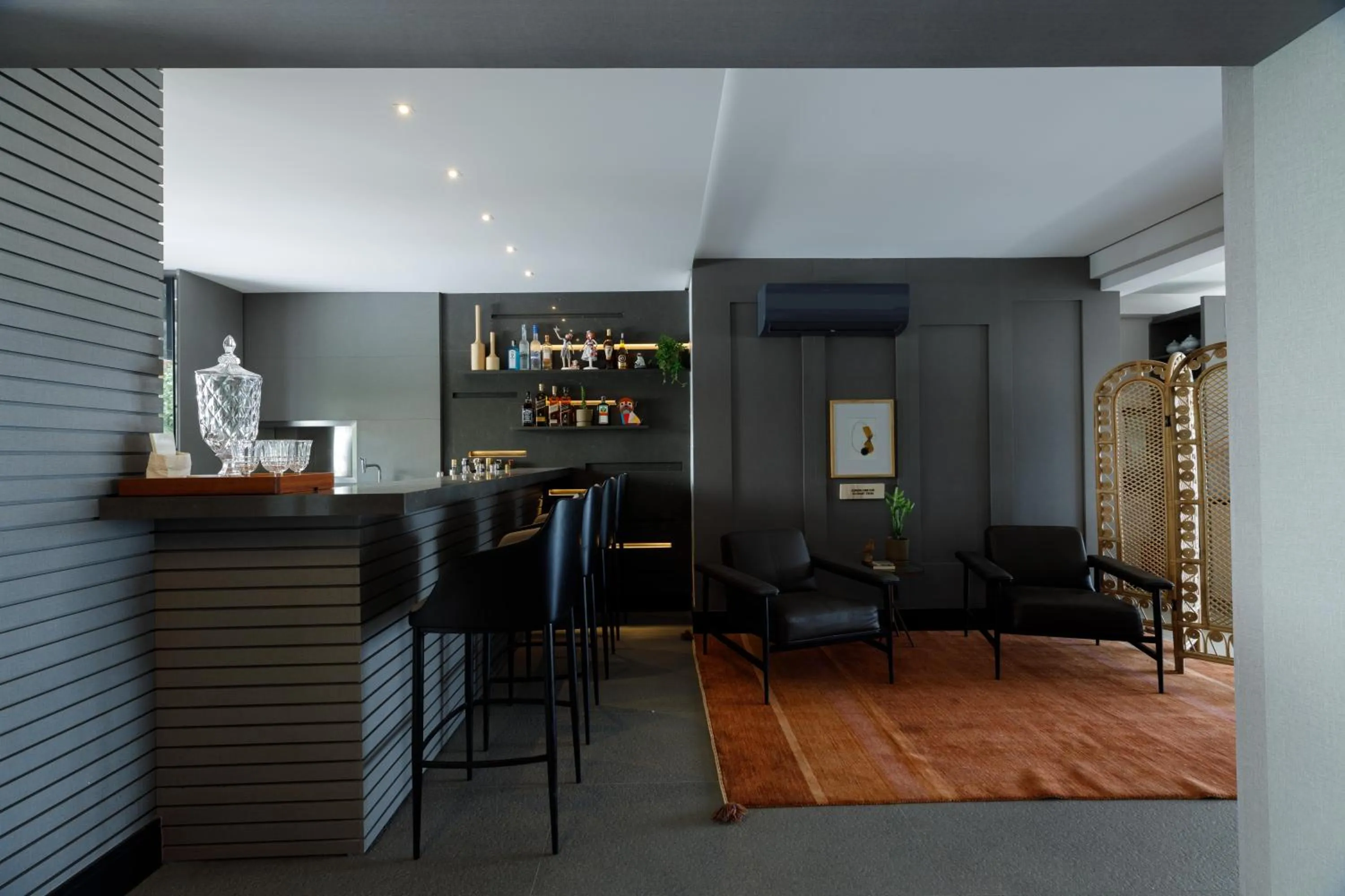 Lounge or bar in Villa d'Ozio Hotel e Cucina