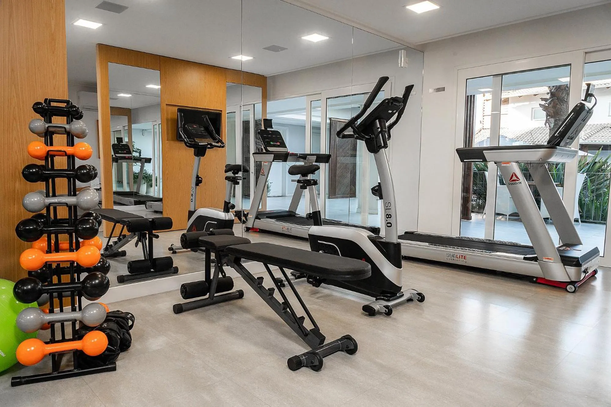 Fitness centre/facilities in Villa d'Ozio Hotel e Cucina