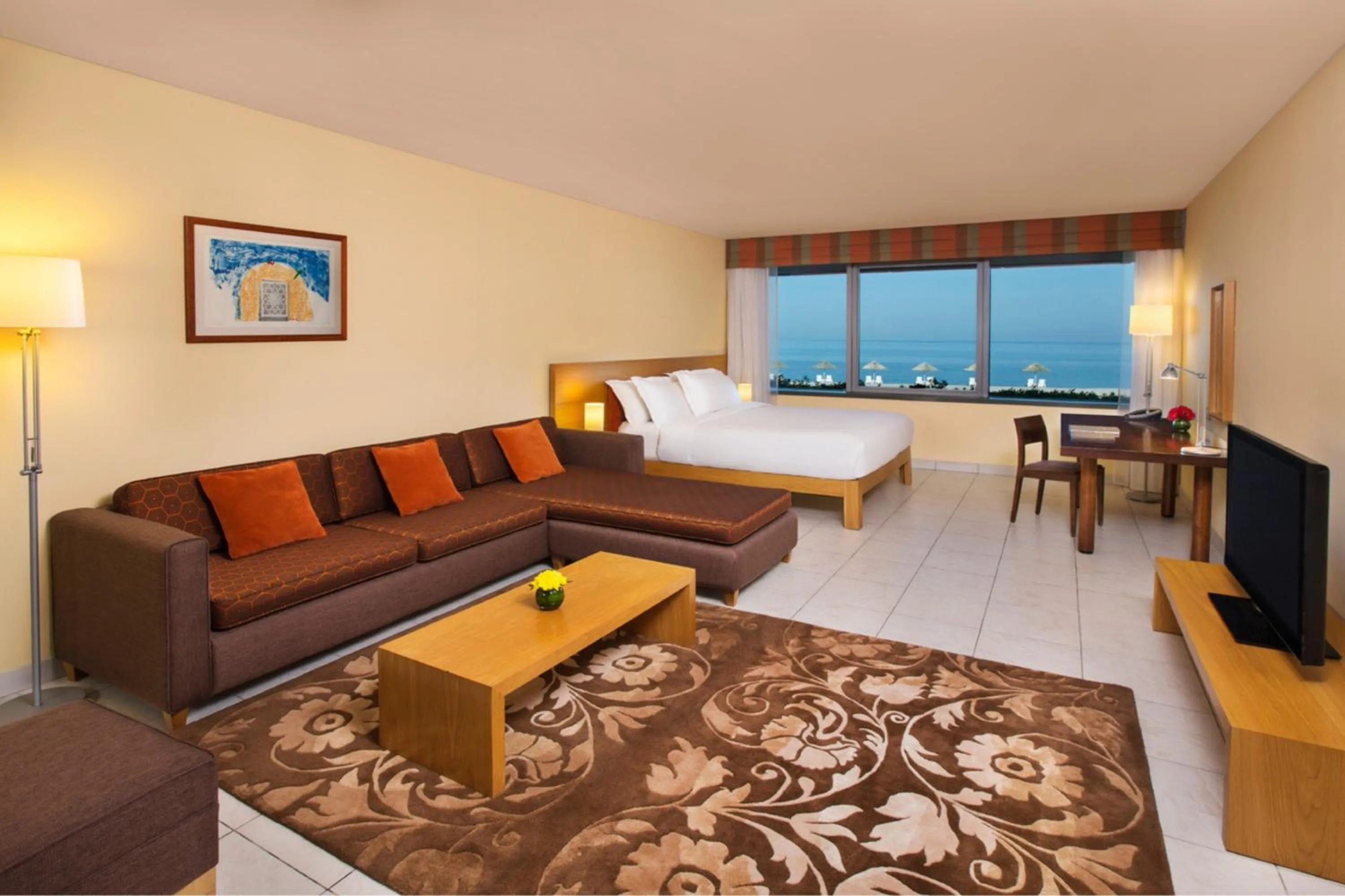 Bed in Hilton Kuwait Resort