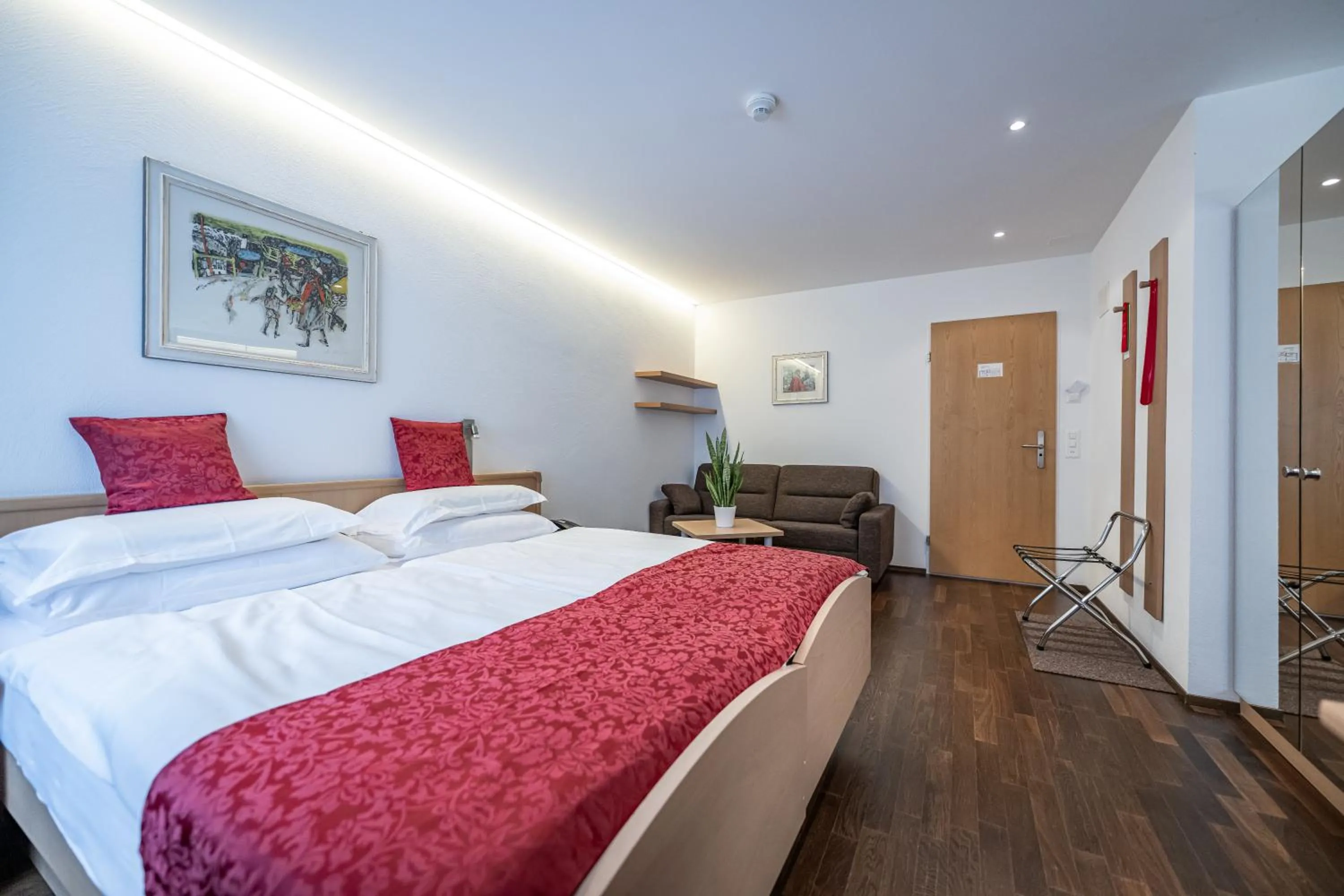 Living room, Bed in Hotel Vorab - Familienbetrieb mit Herz