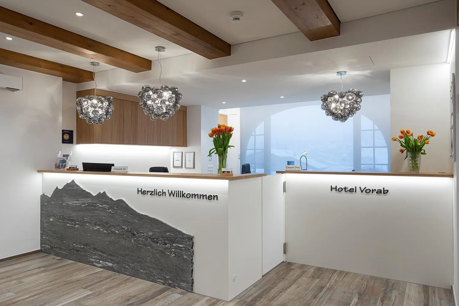 Lobby or reception in Hotel Vorab - Familienbetrieb mit Herz