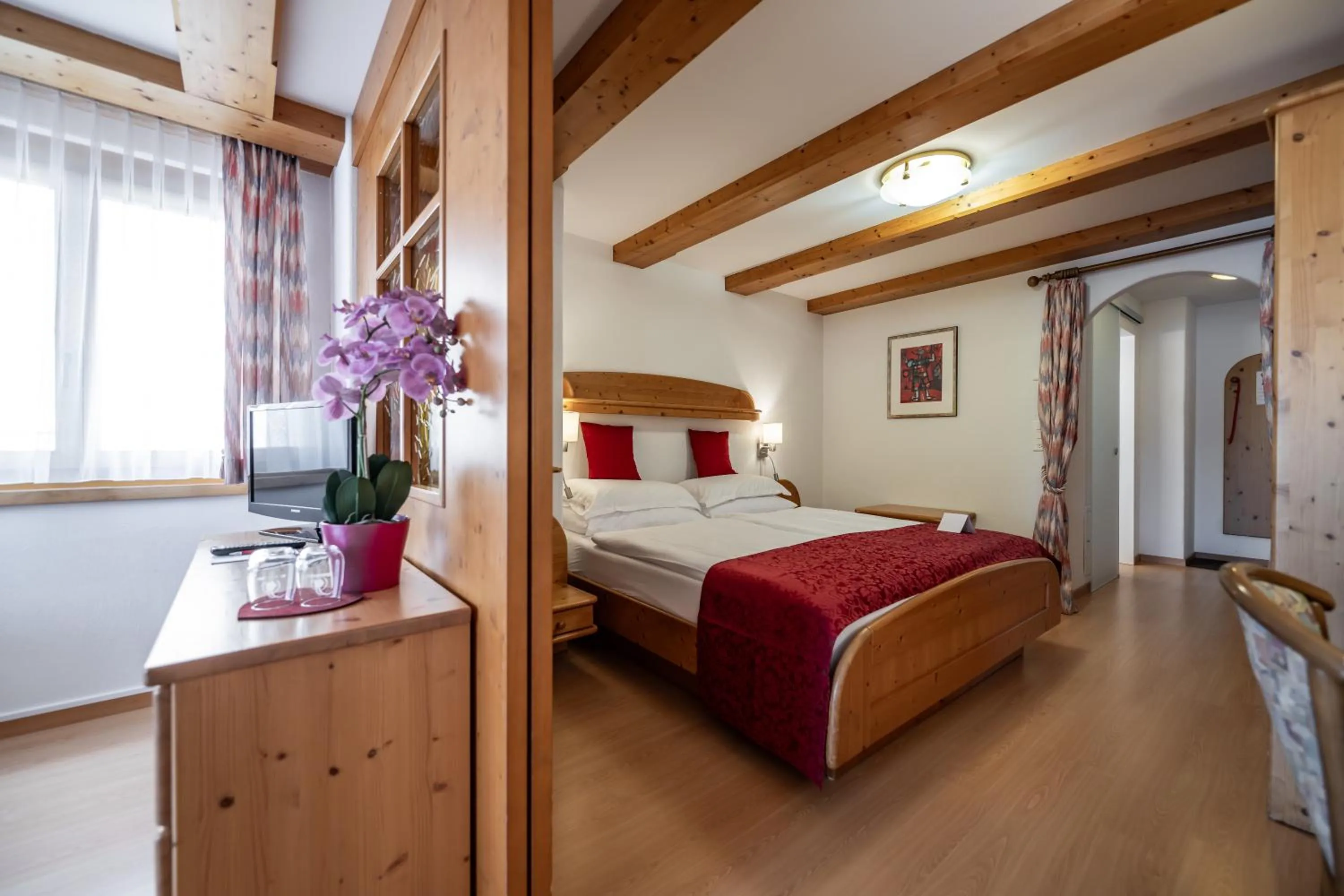 Living room, Bed in Hotel Vorab - Familienbetrieb mit Herz