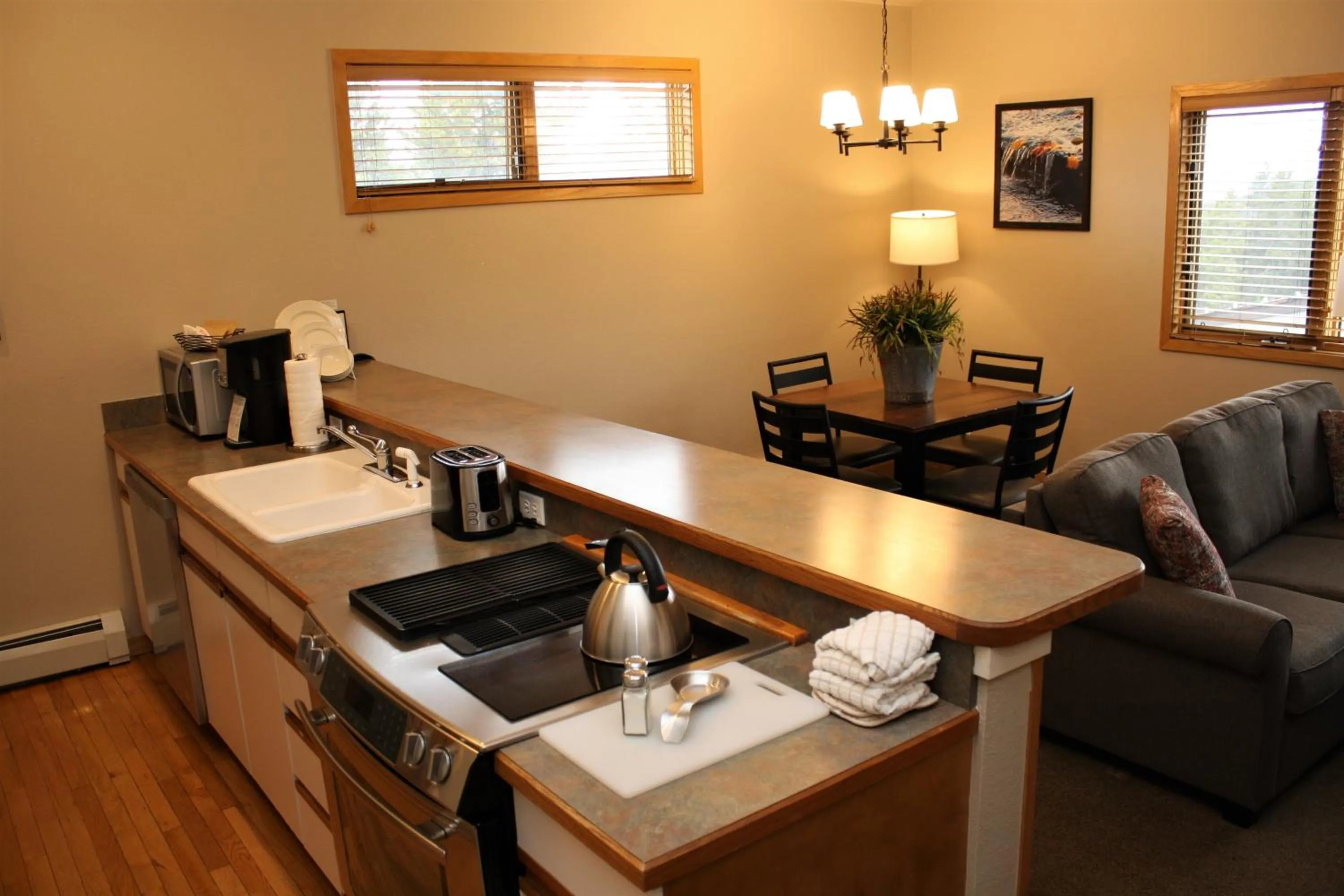 Seating area in Gold Point Resort Breckenridge by Vacatia