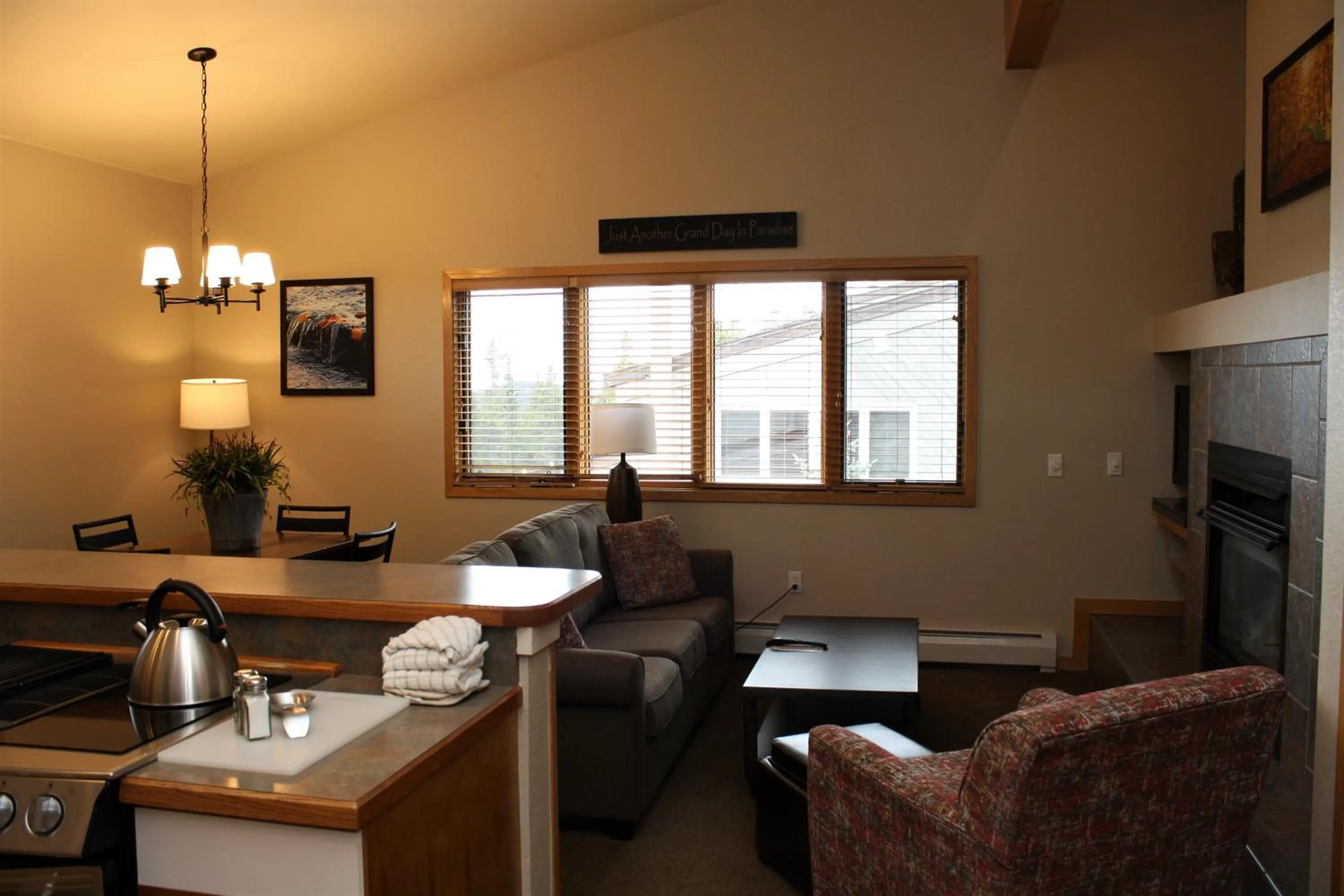 Living room in Gold Point Resort Breckenridge by Vacatia