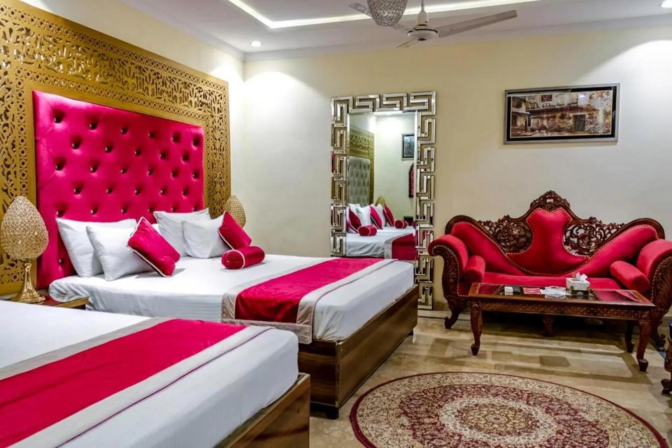 Photo of the whole room, Bed in Rose Palace Hotel, Gulberg