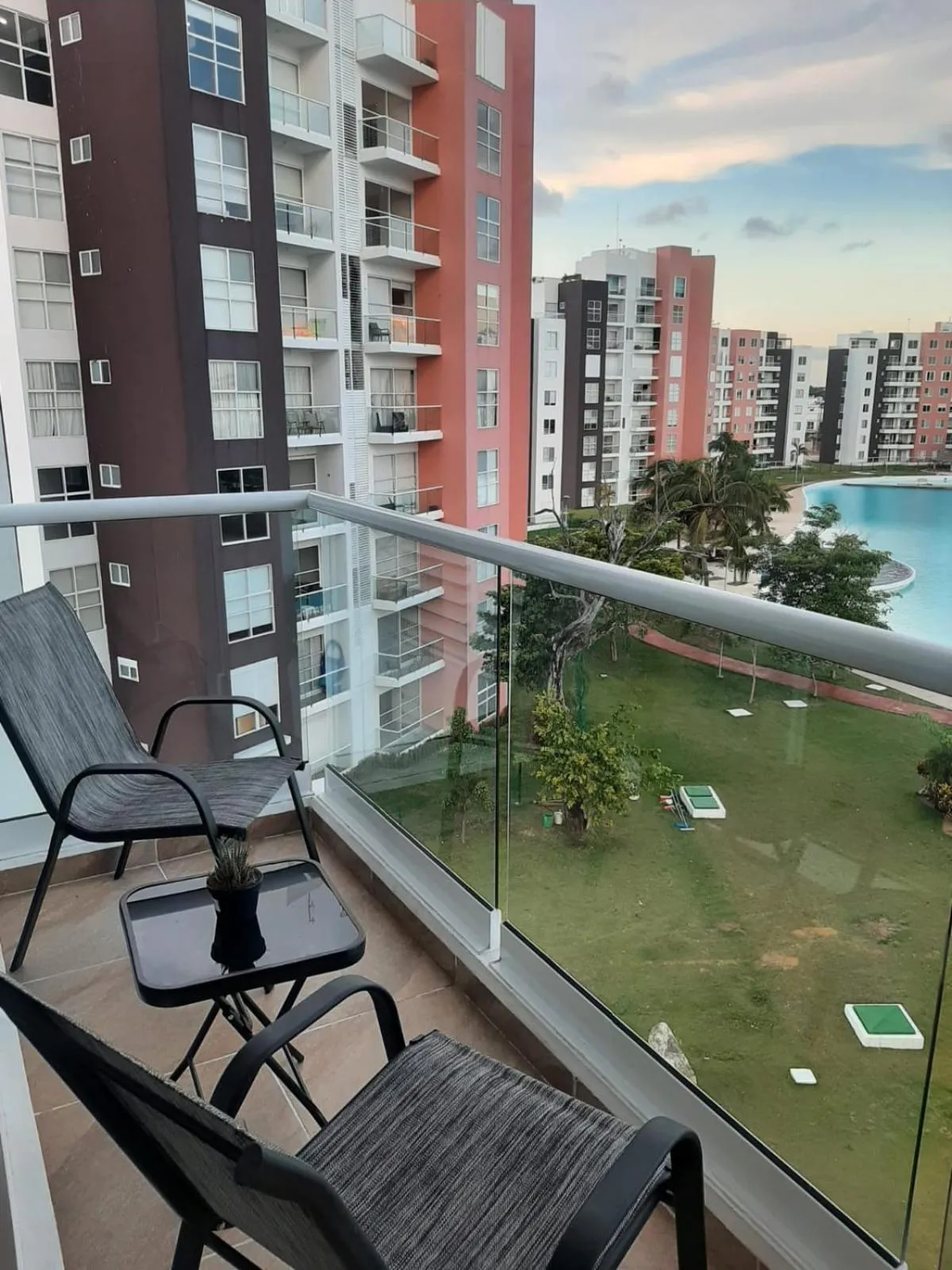 Balcony/Terrace in Apartment for rent in Cancun