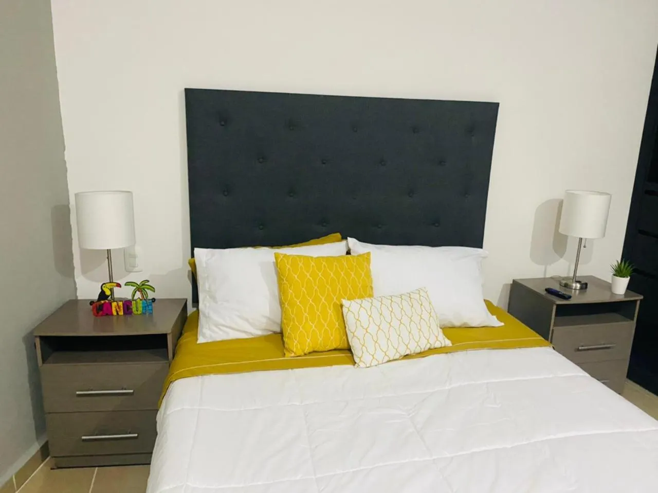 Bedroom, Bed in Apartment for rent in Cancun