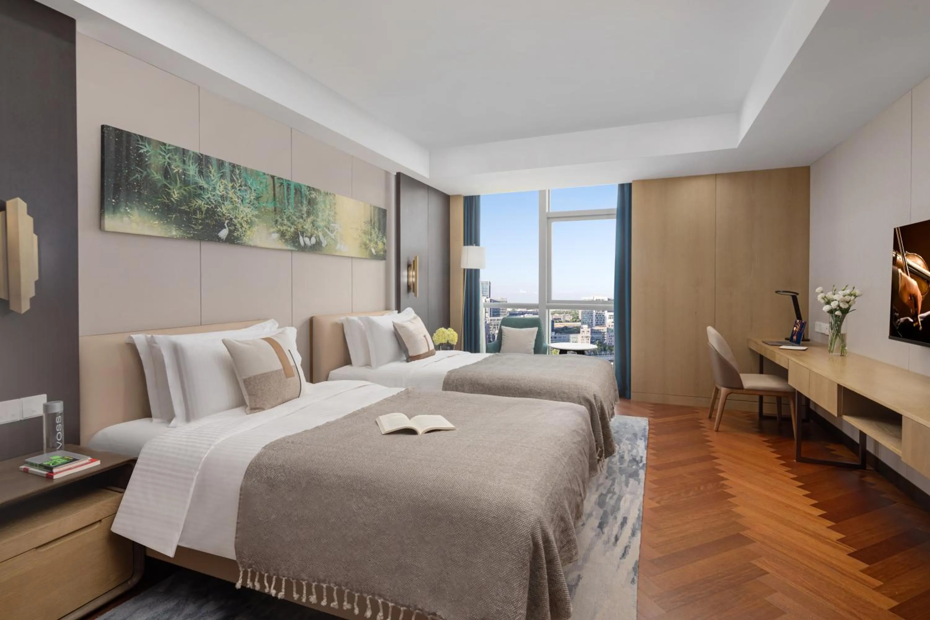 Bedroom, Bed in Ascott New District Wuxi