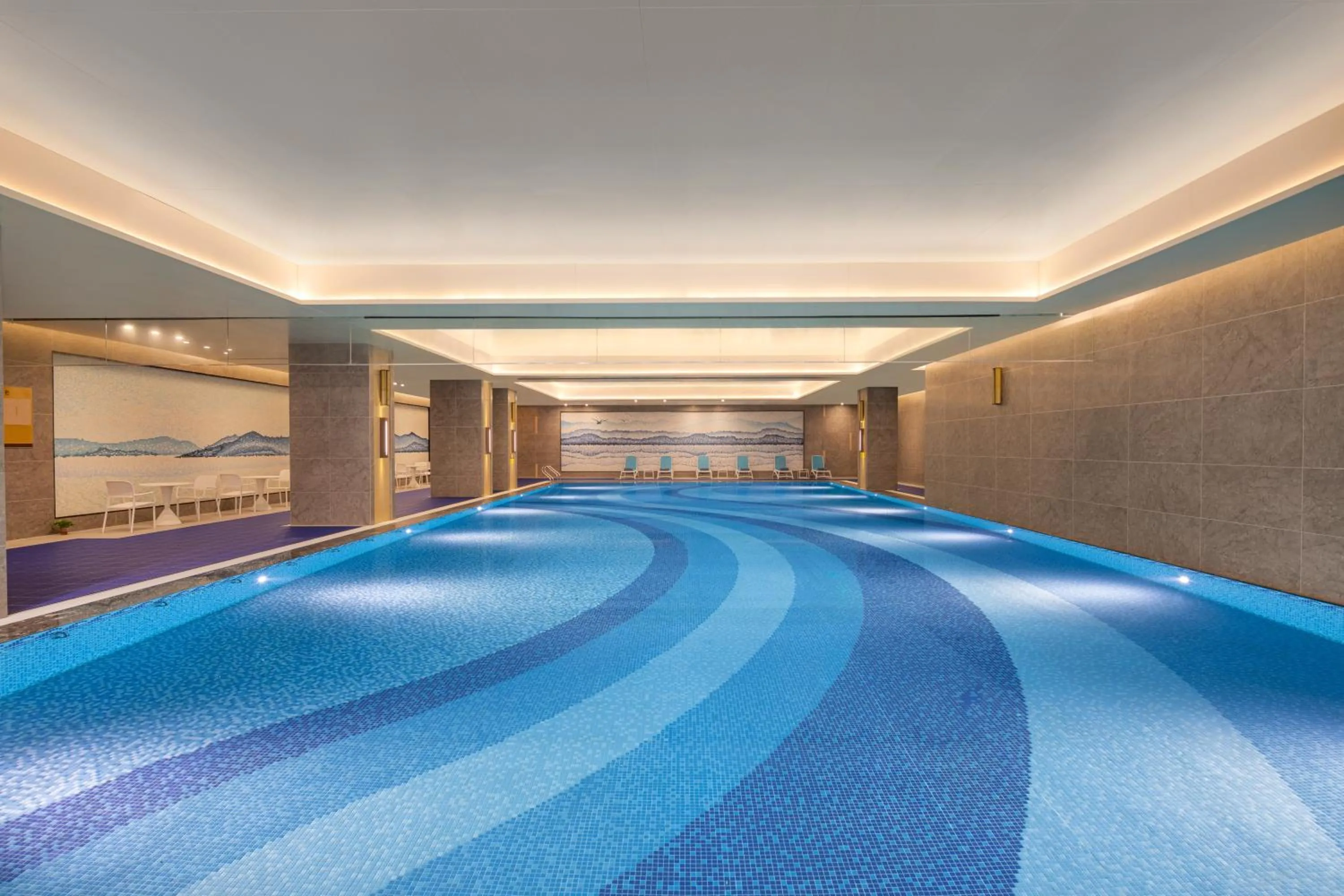 Swimming pool in Ascott New District Wuxi