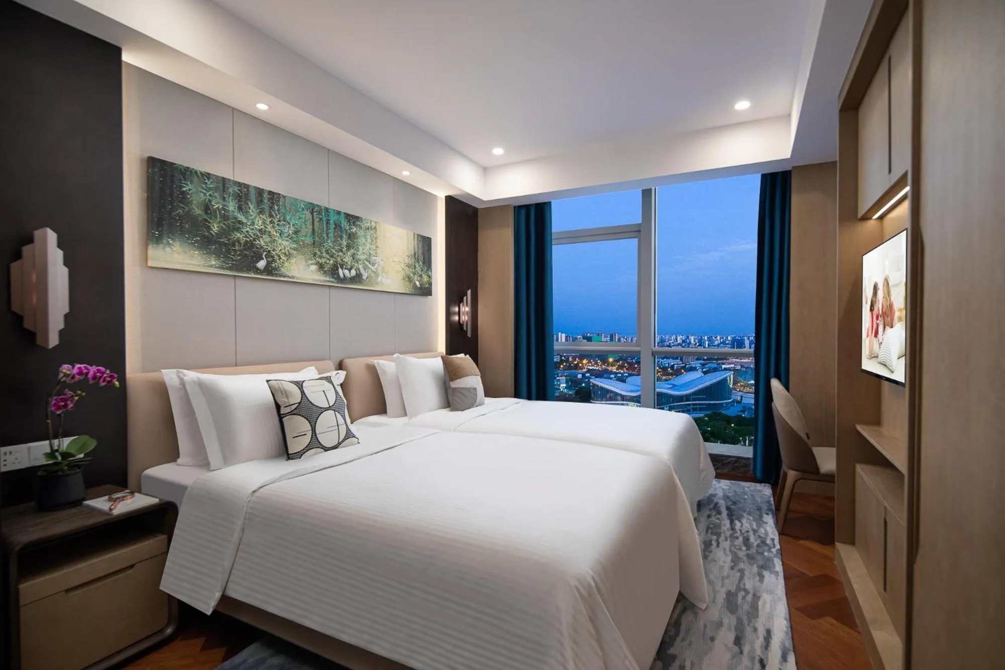 Bedroom, Bed in Ascott New District Wuxi