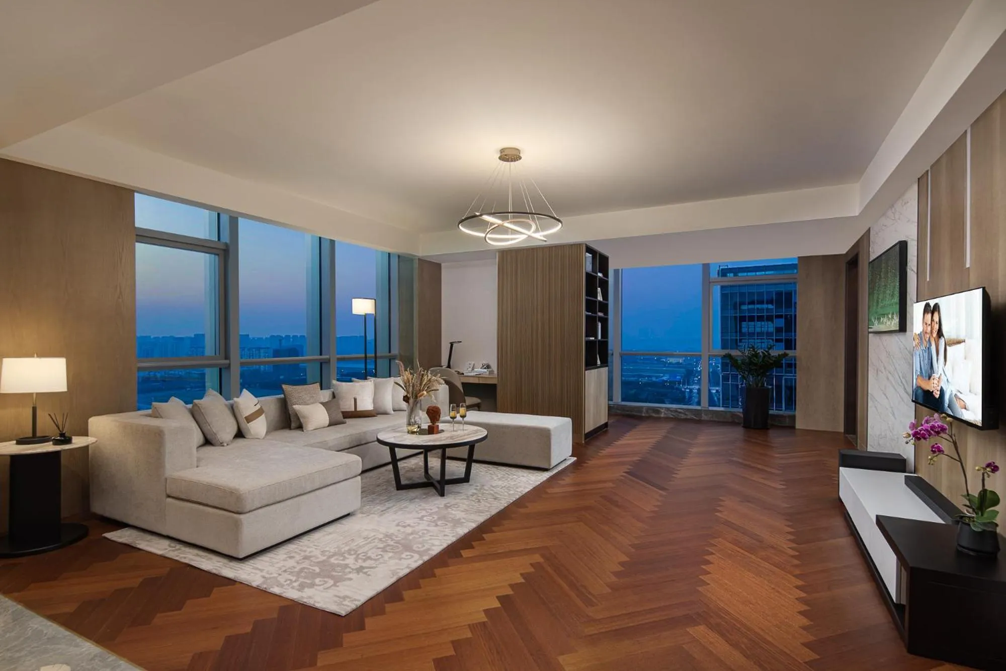 Living room in Ascott New District Wuxi