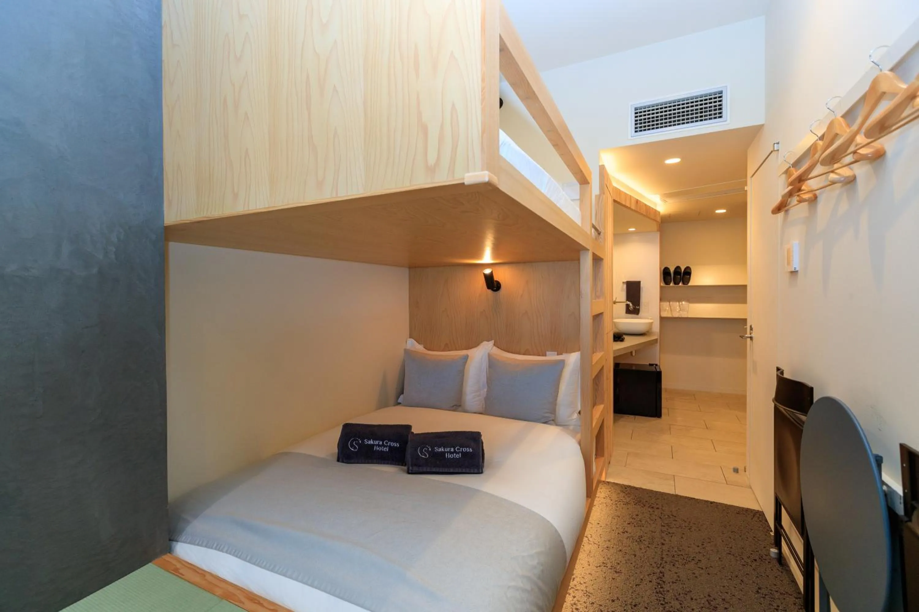 Photo of the whole room, Bed in Sakura Cross Hotel Ueno Iriya Annex