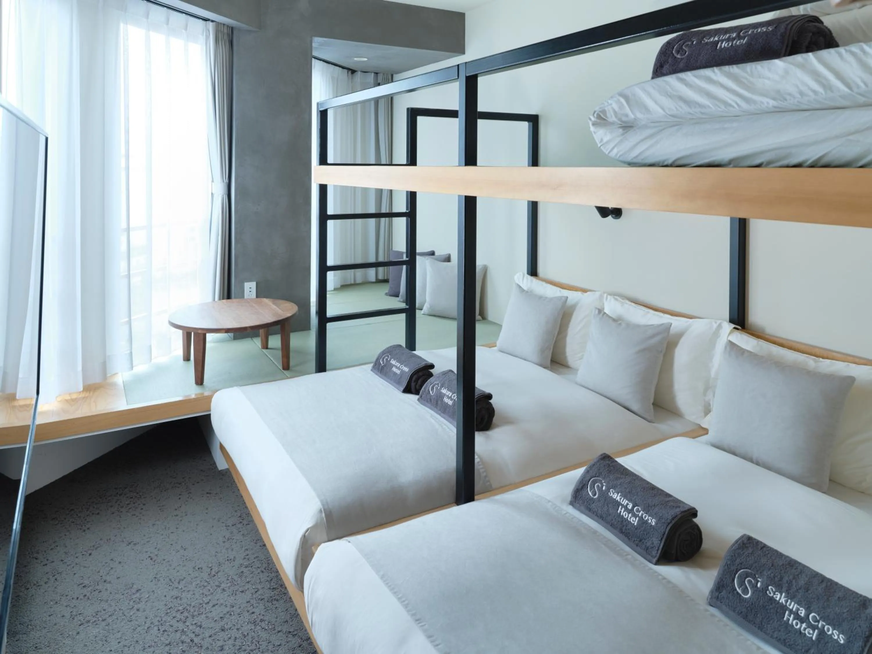 Bed in Sakura Cross Hotel Ueno Iriya Annex