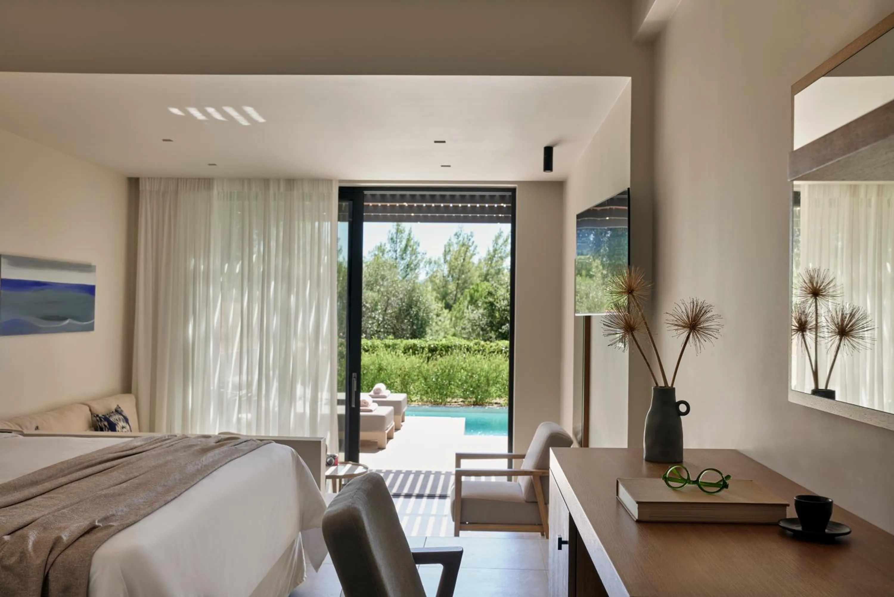 Bedroom in Celestial All Suites