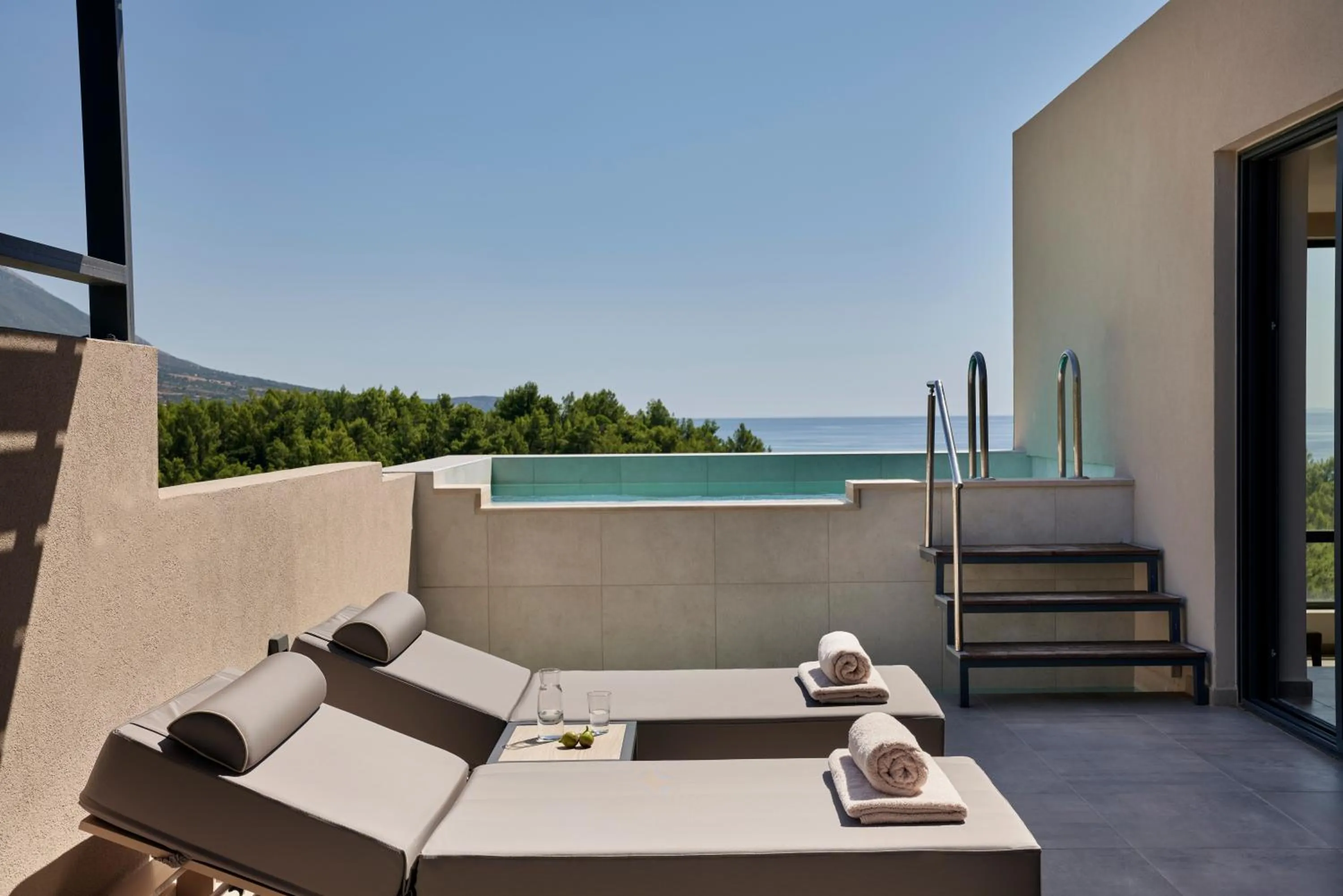 Patio in Celestial All Suites