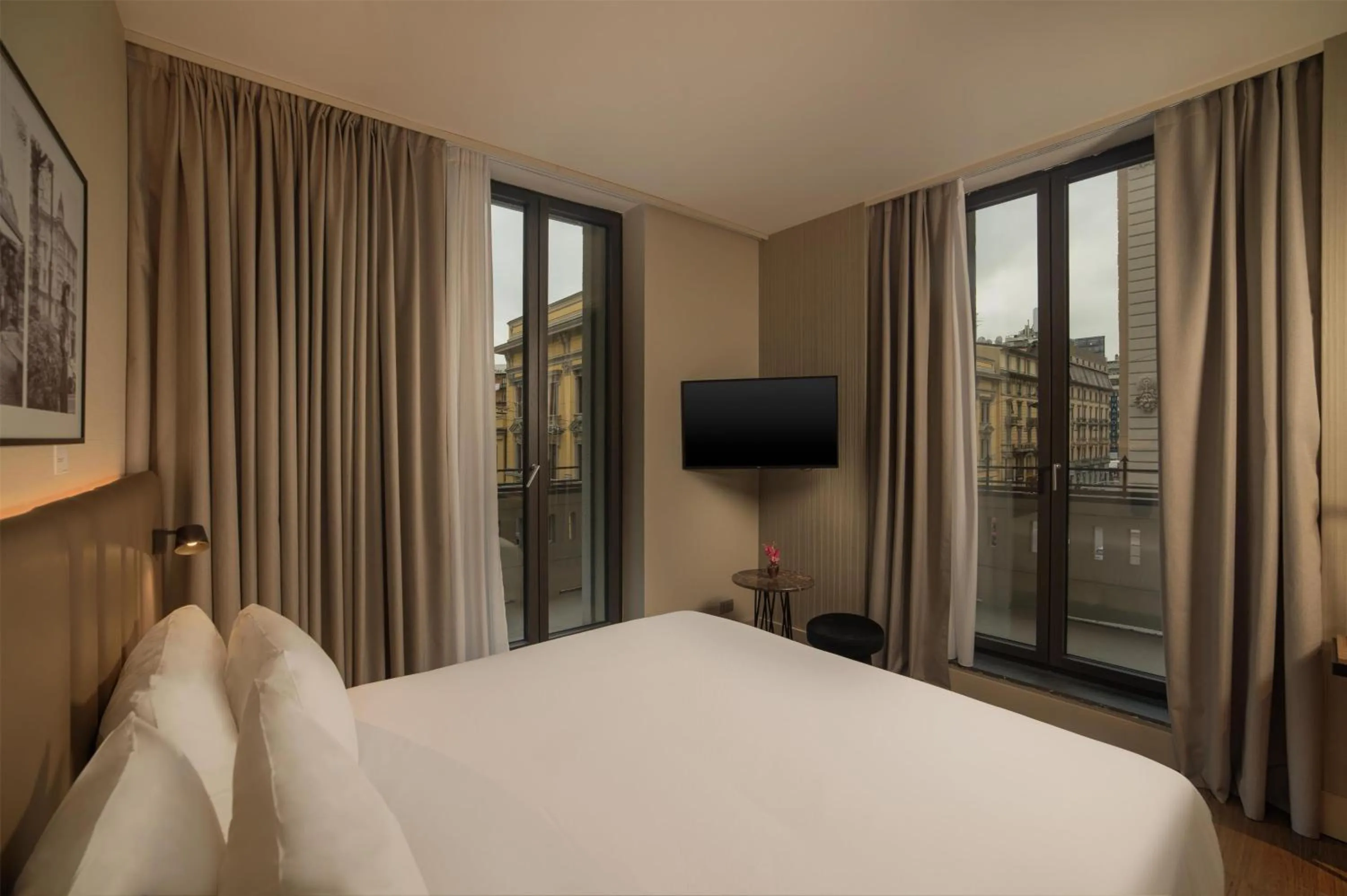 Photo of the whole room, Bed in NH Milano Corso Buenos Aires