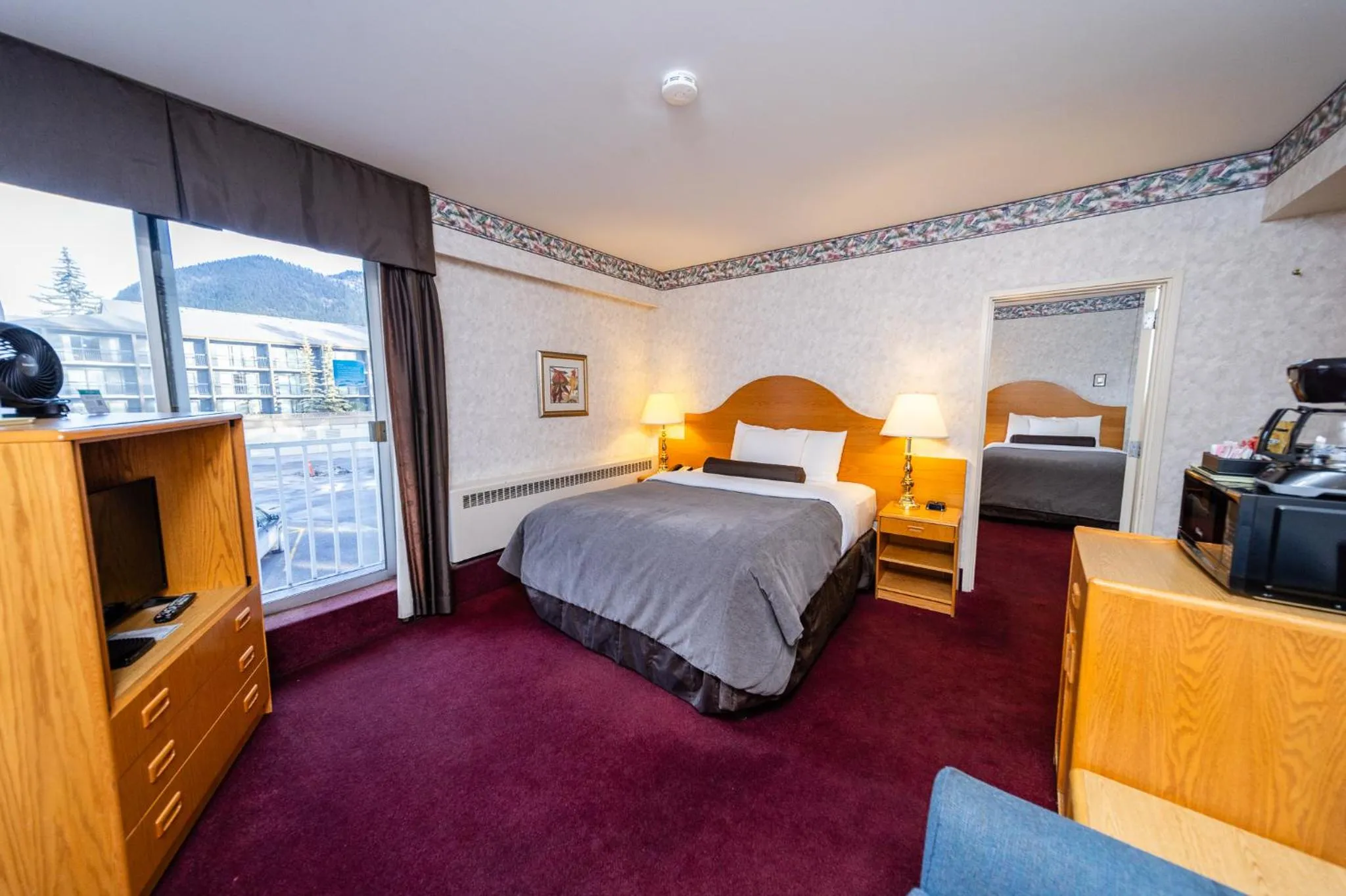 Bed in Bow View Lodge