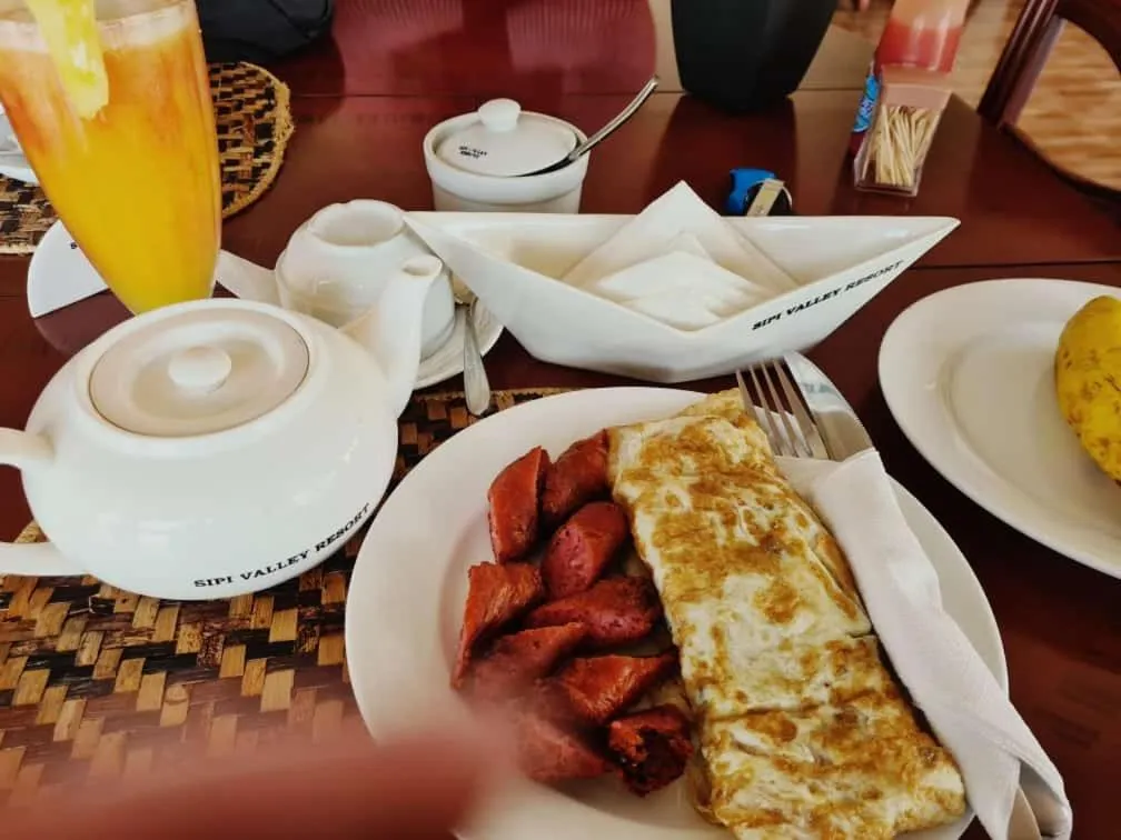 Breakfast in Sipi Valley Resort