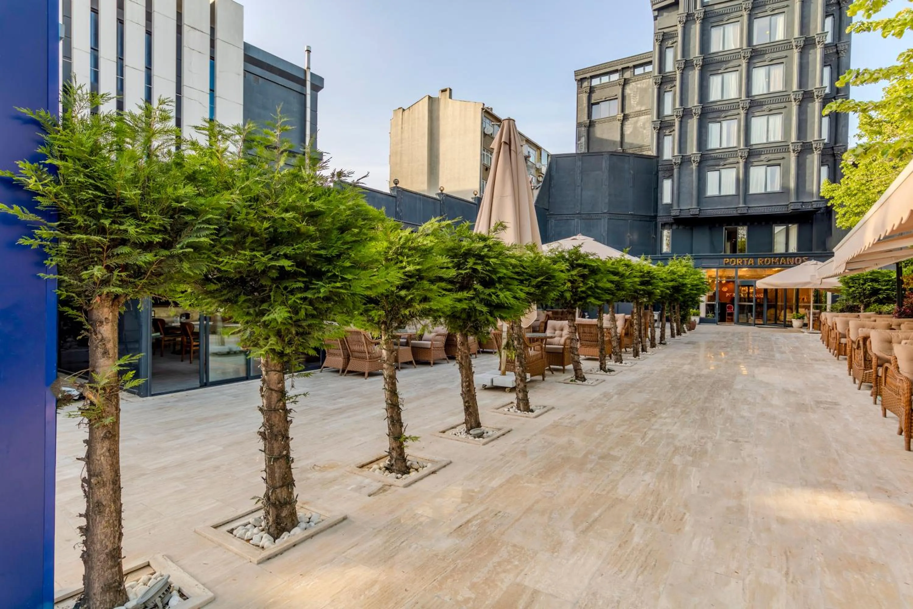 Garden in Istanbul Old City Topkapi Porta Romanos Hotel Ottoman Heritage