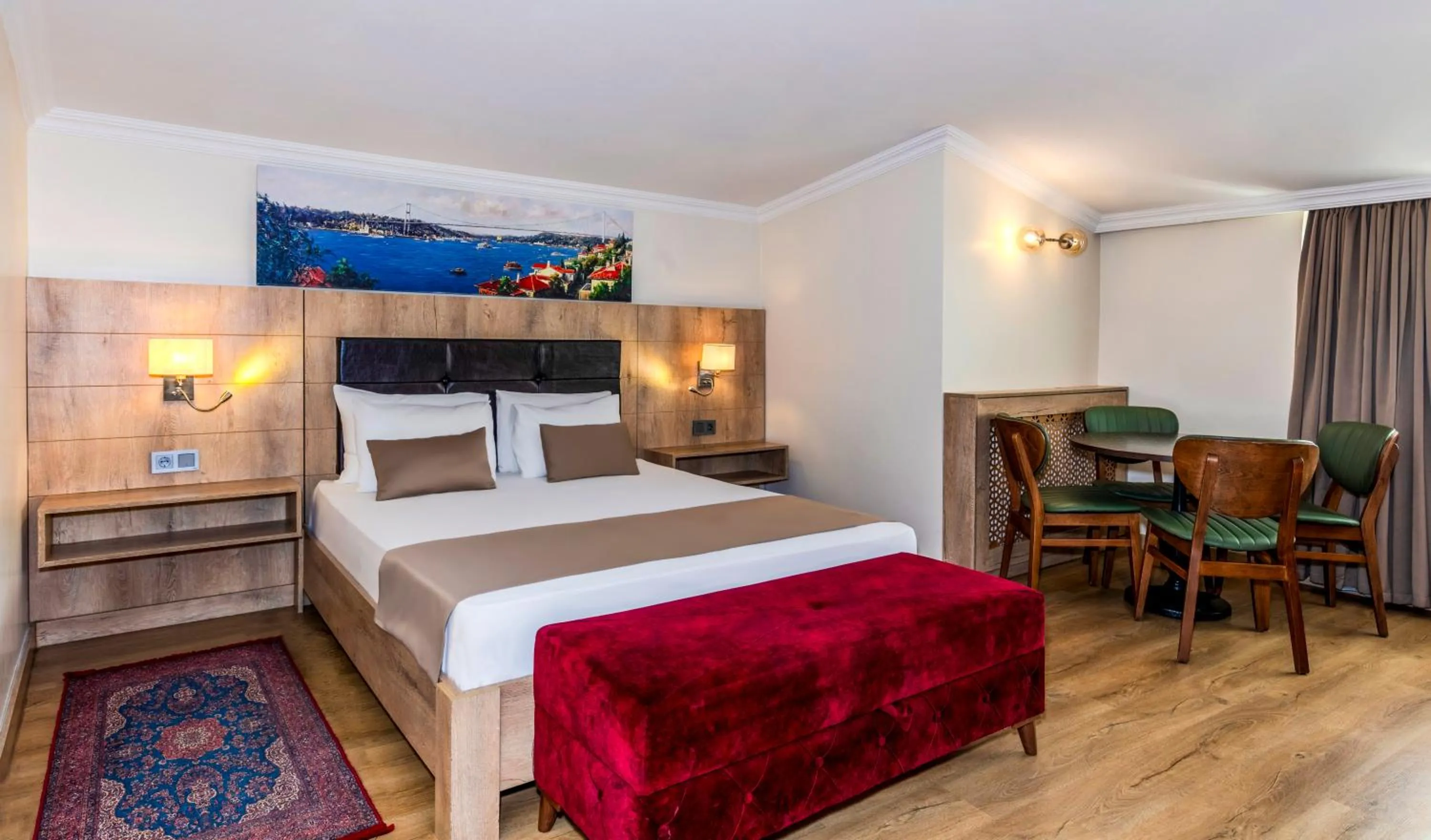 Bed in Istanbul Old City Topkapi Porta Romanos Hotel Ottoman Heritage