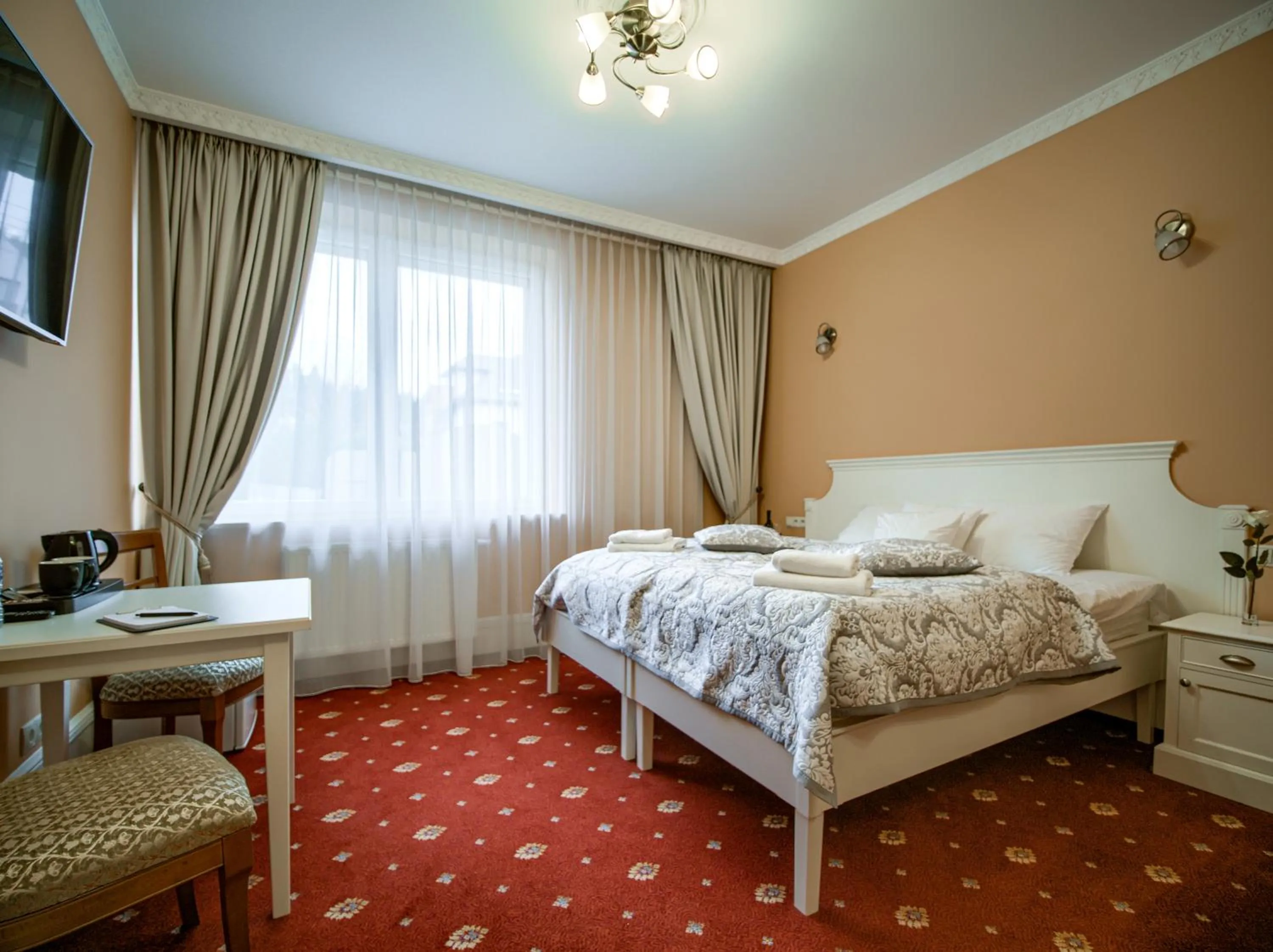 Bed in ApartHotel Hubertus