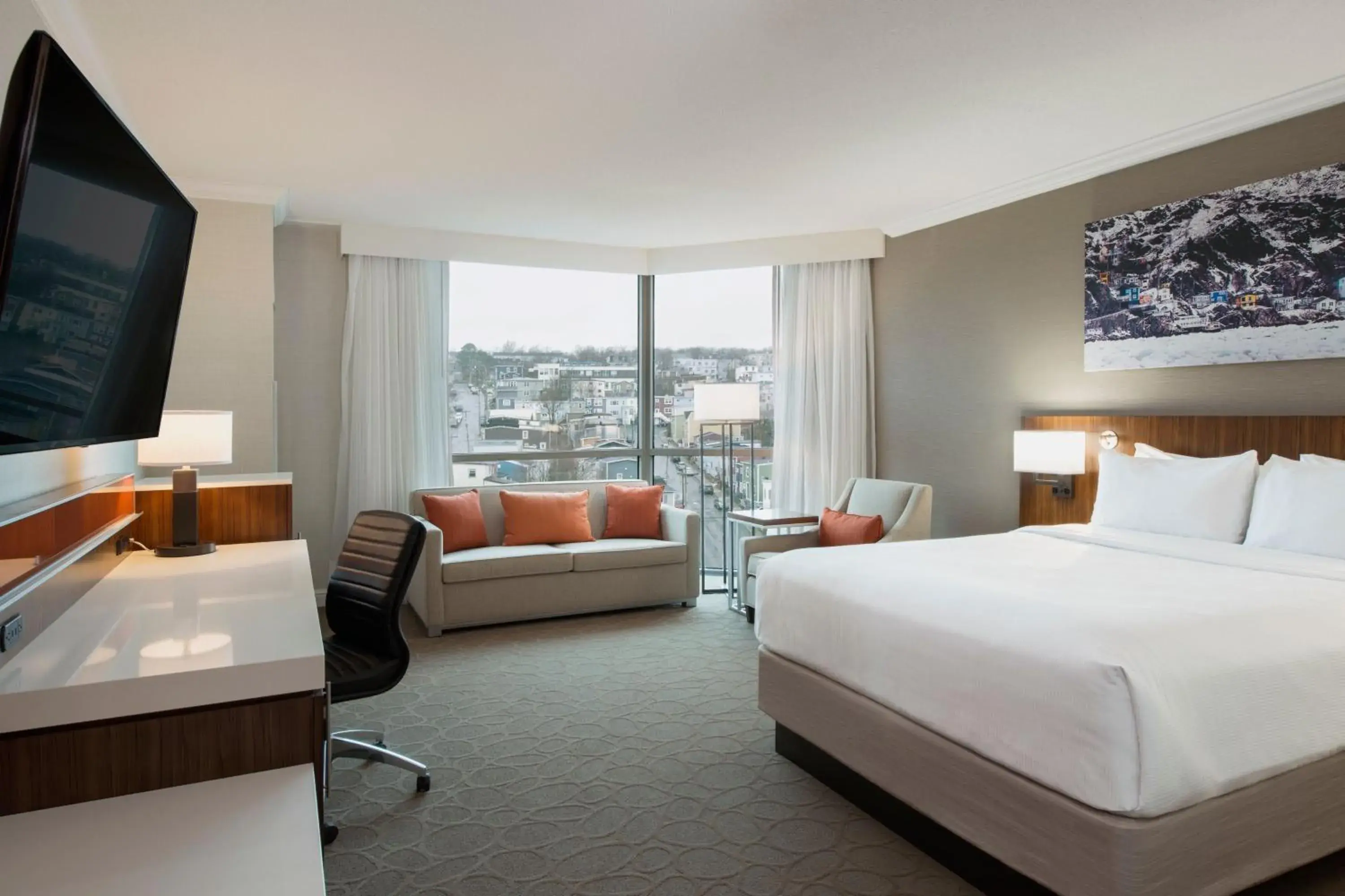 Accessible, Guest room, 1 Queen, Sofa bed in Delta Hotels by Marriott St. John's Conference Centre Accessible, Guest room, 1 Queen, Sofa bed in Delta Hotels by Marriott St. John's Conference Centre