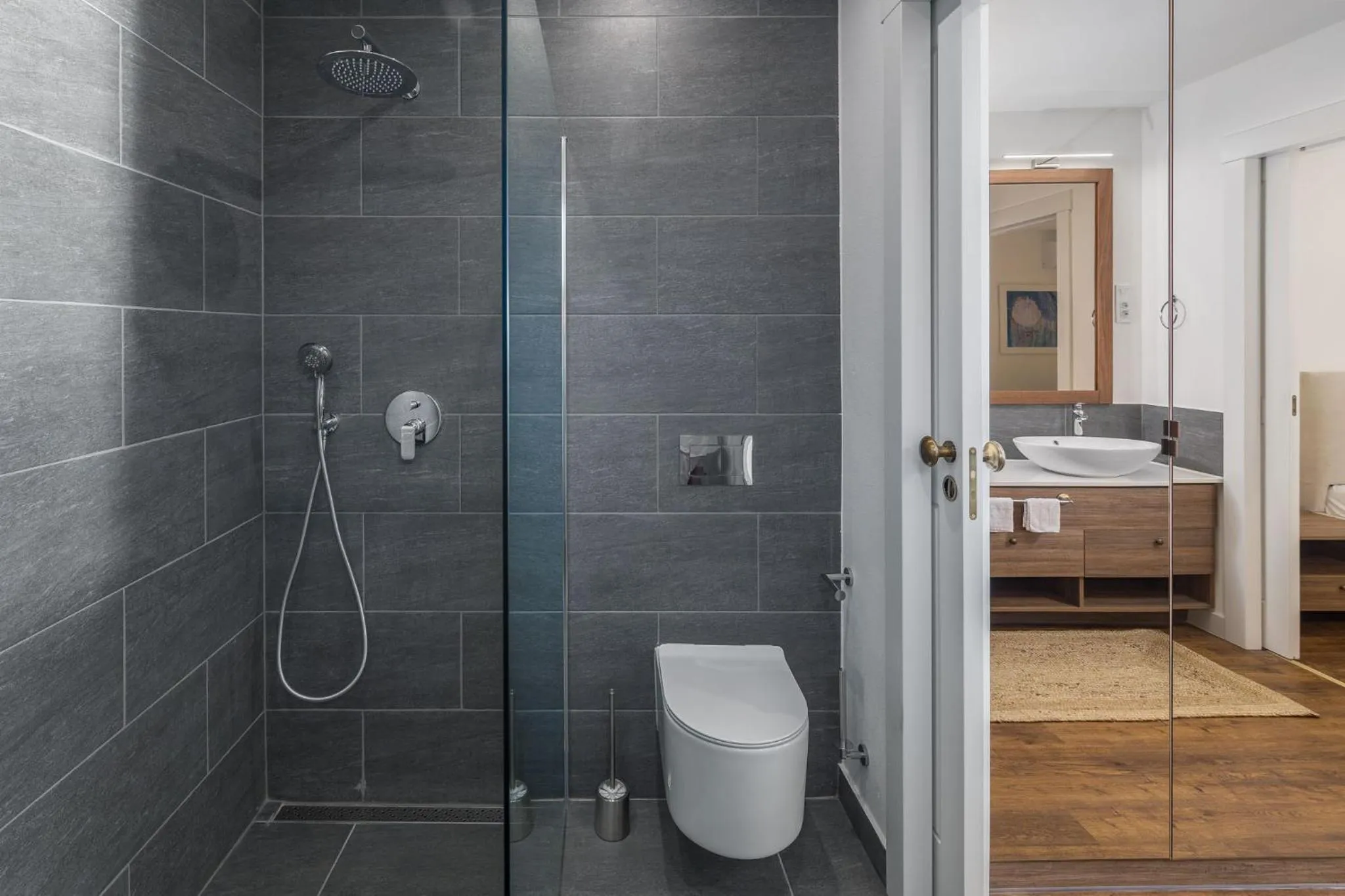 Shower in Luxury Glamping Beach Villas Porto Bus