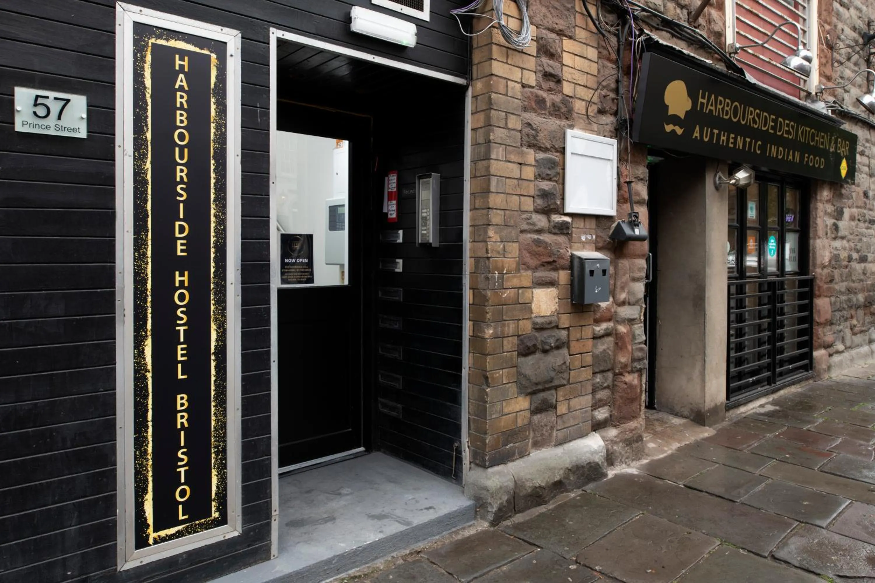 Facade/entrance in Harbourside Hostel Bristol
