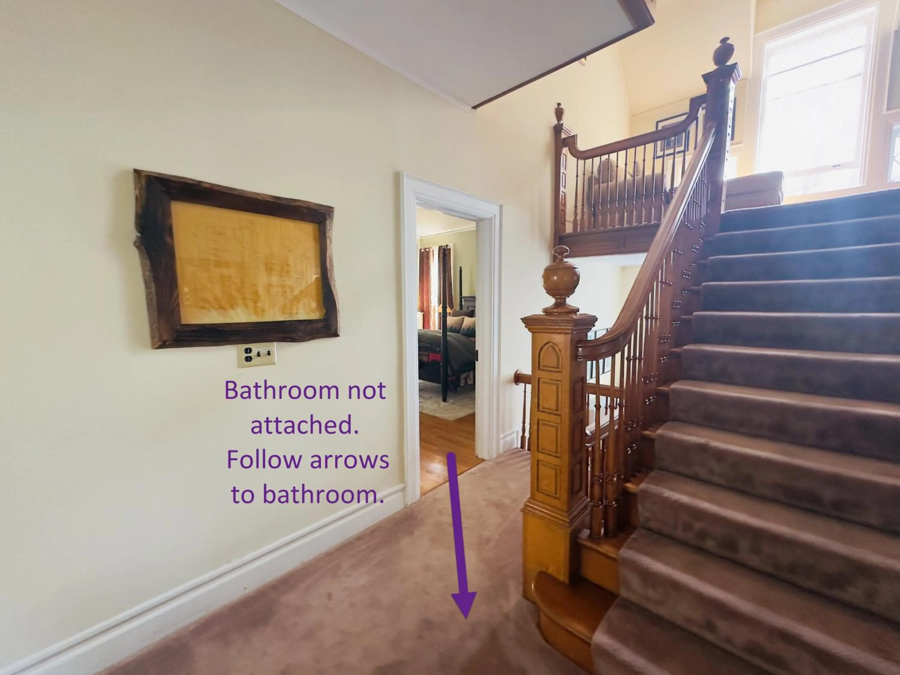 Bathroom in Franklin Manor Bed and Breakfast