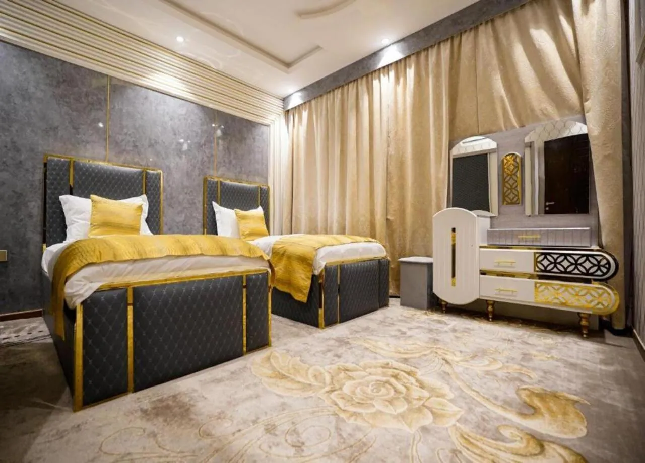 Bed in لامبرت للشقق المخدومة