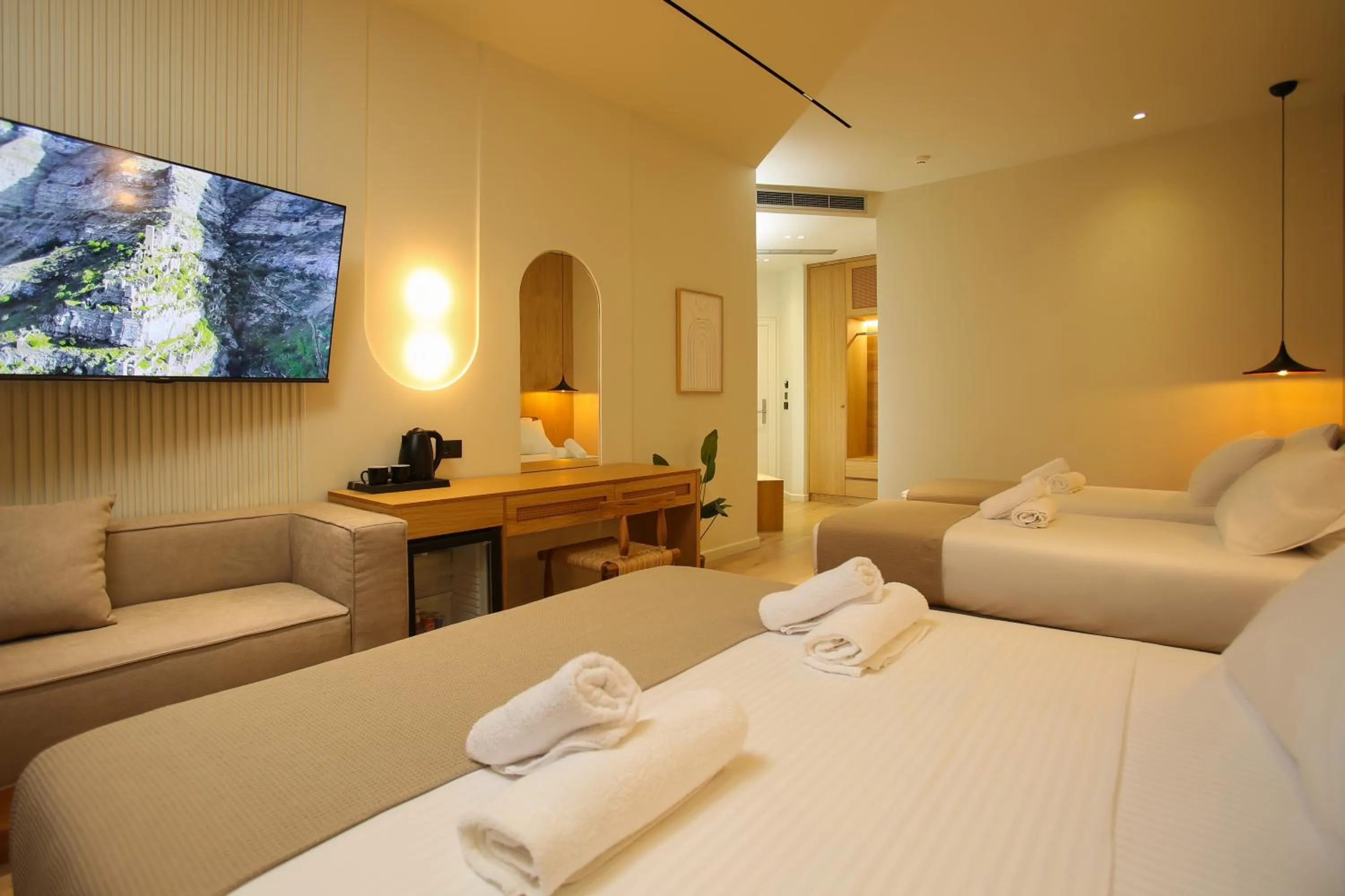 Bed in Hotel Brooklyn Vlore