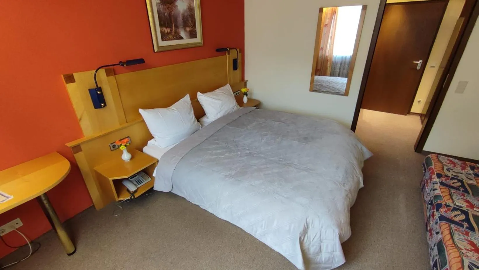 Bed in Hotel Freihof