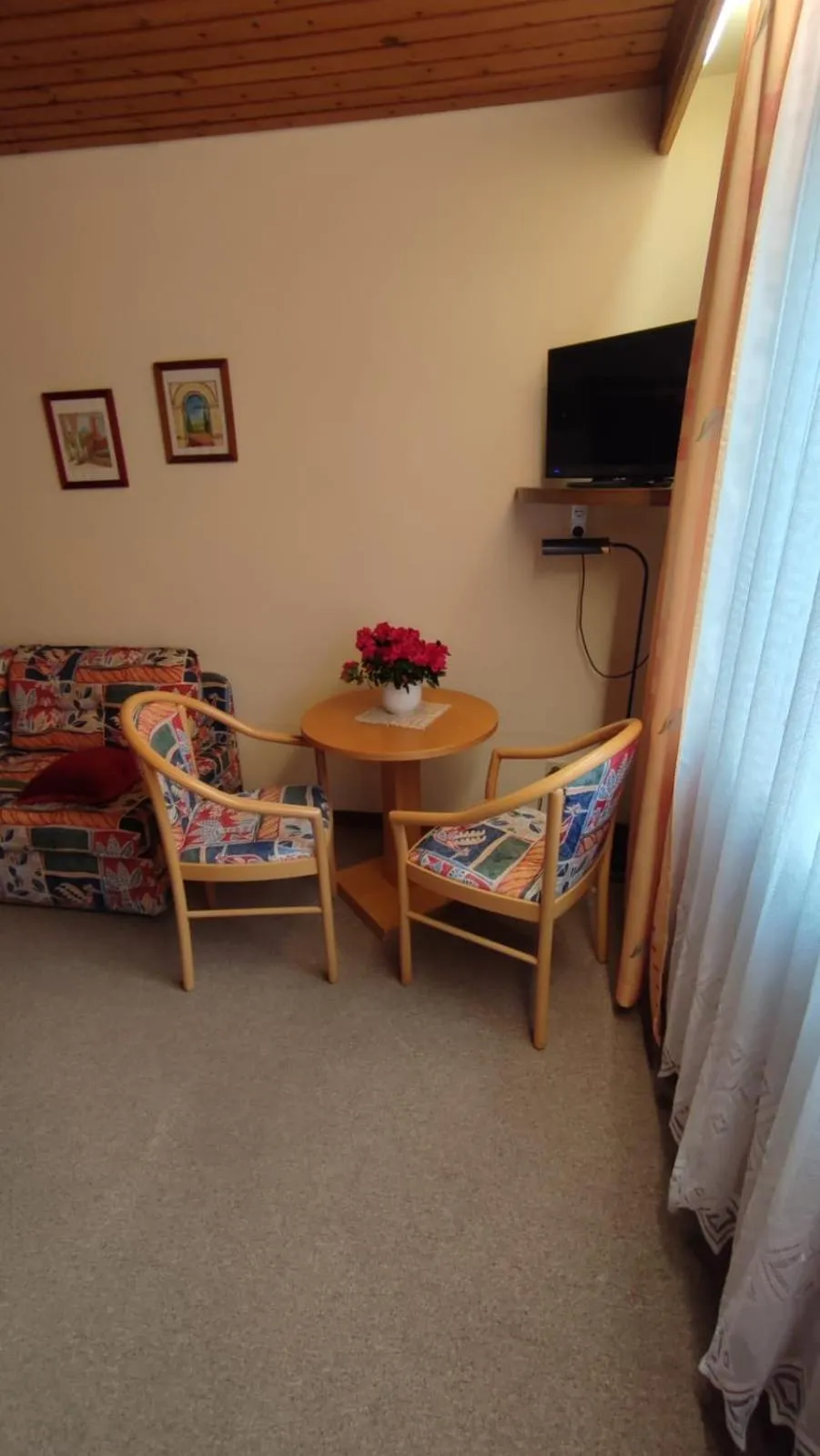 Seating area in Hotel Freihof