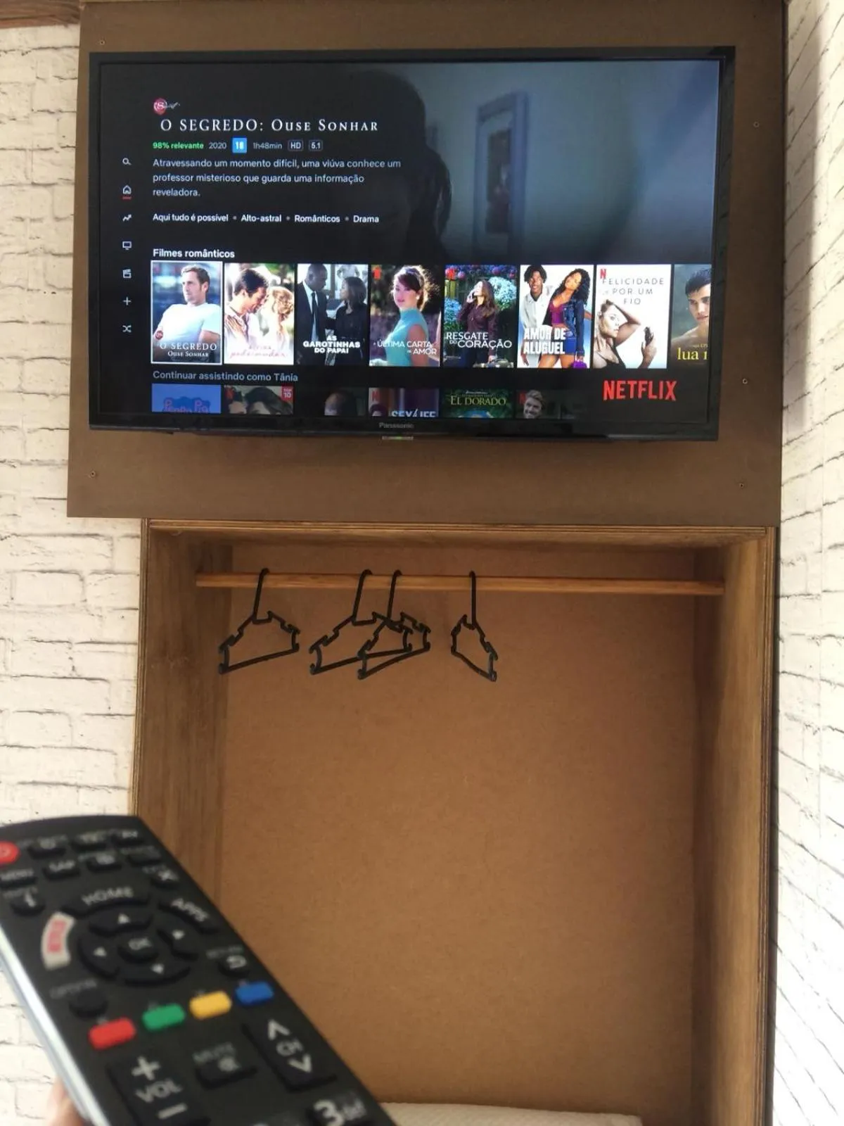 TV and multimedia in Hospedagem Souza