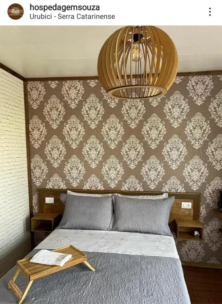 Bed in Hospedagem Souza