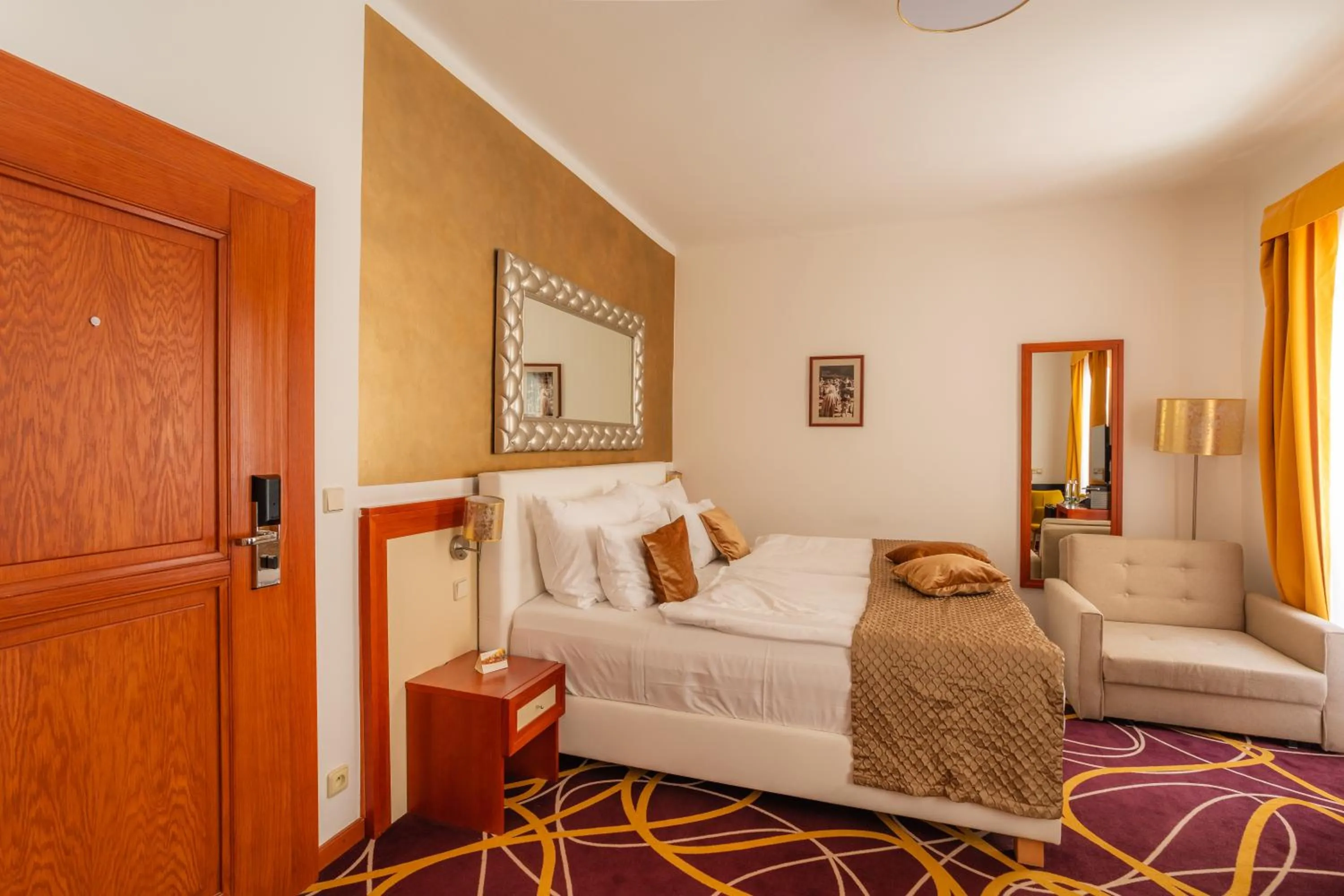 Photo of the whole room in Bellevue Hotel Český Krumlov