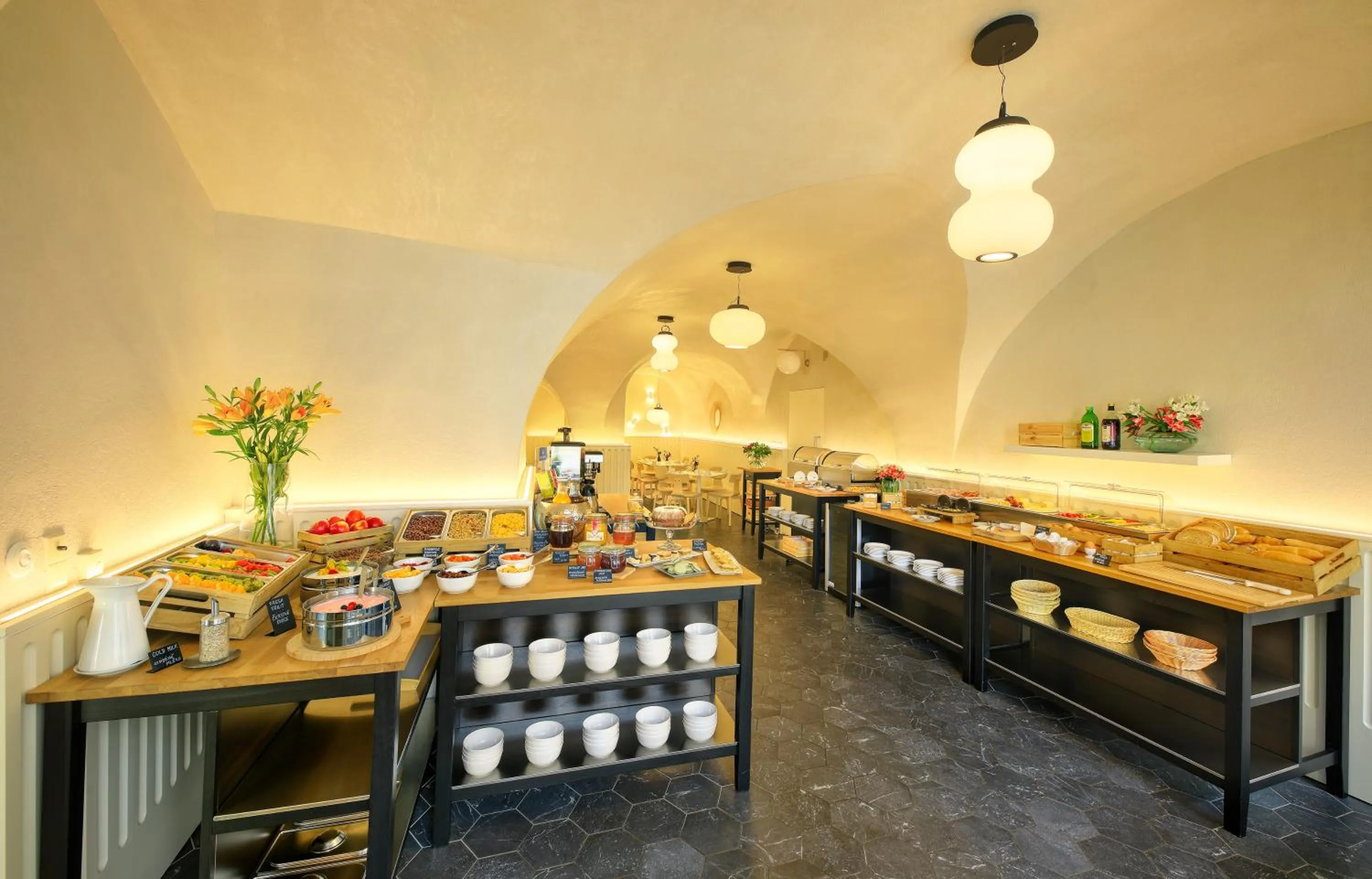Breakfast in Bellevue Hotel Český Krumlov