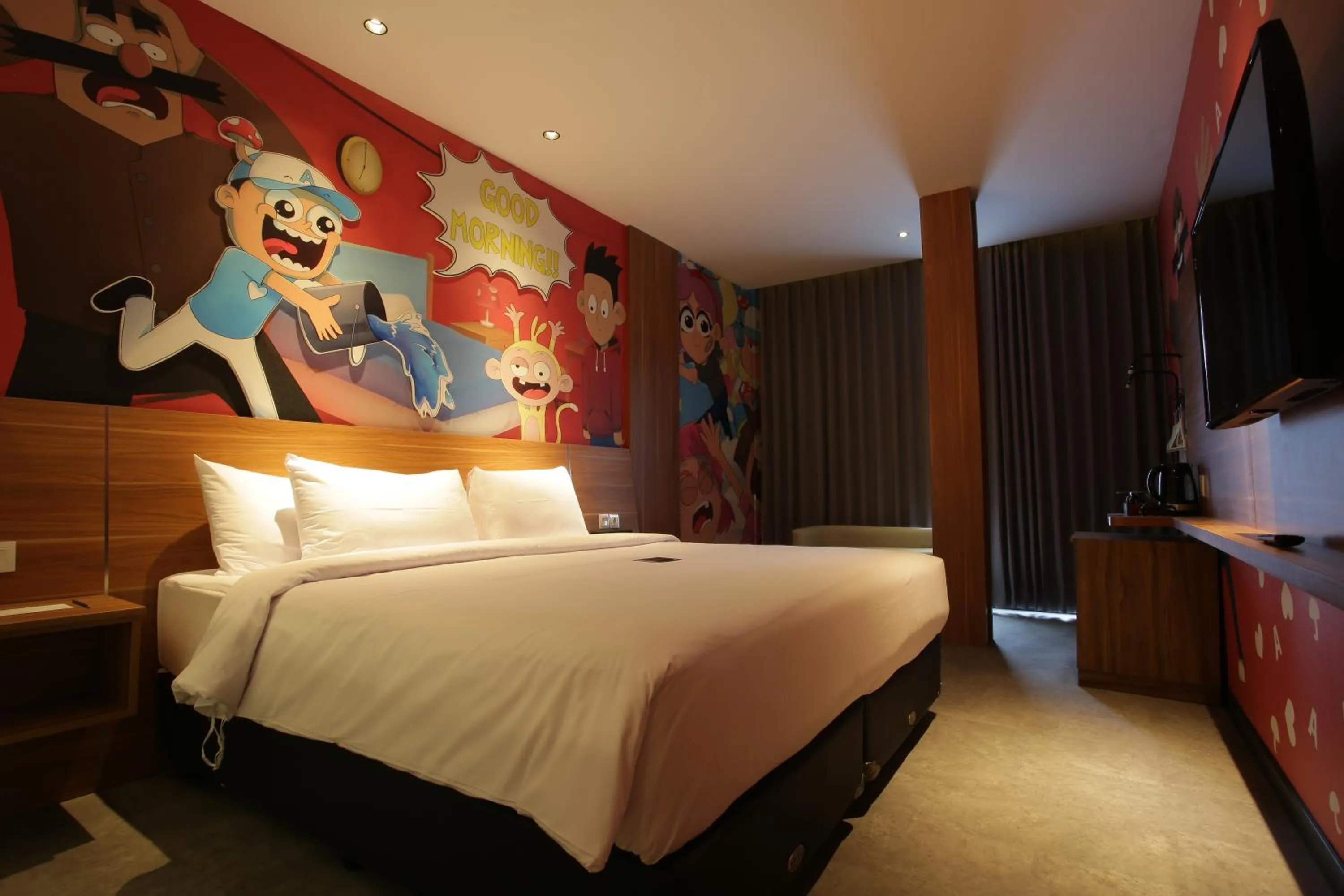 Bed in Creative Restart Hotel - CARTEL Bandung