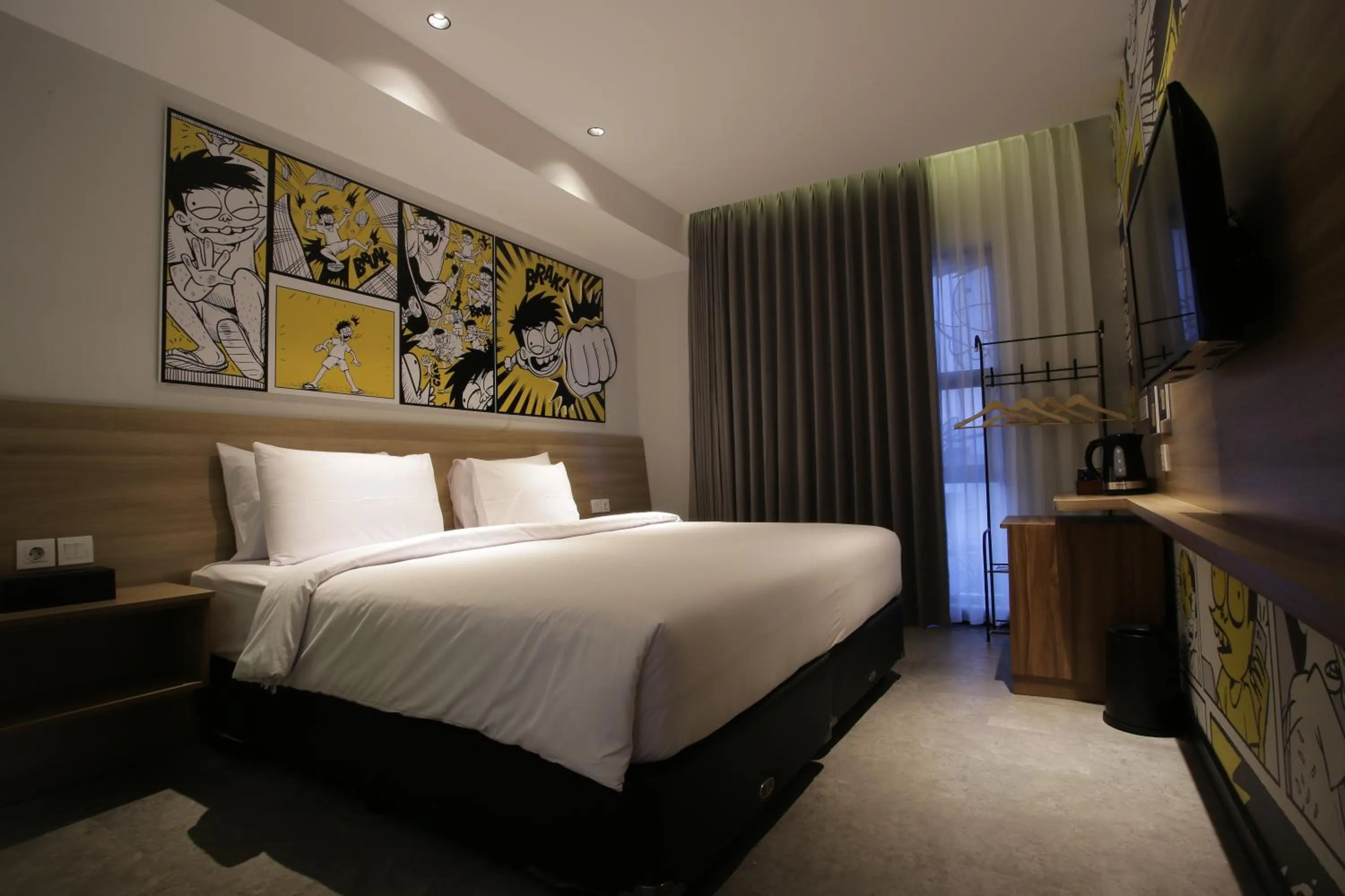 Bed in Creative Restart Hotel - CARTEL Bandung