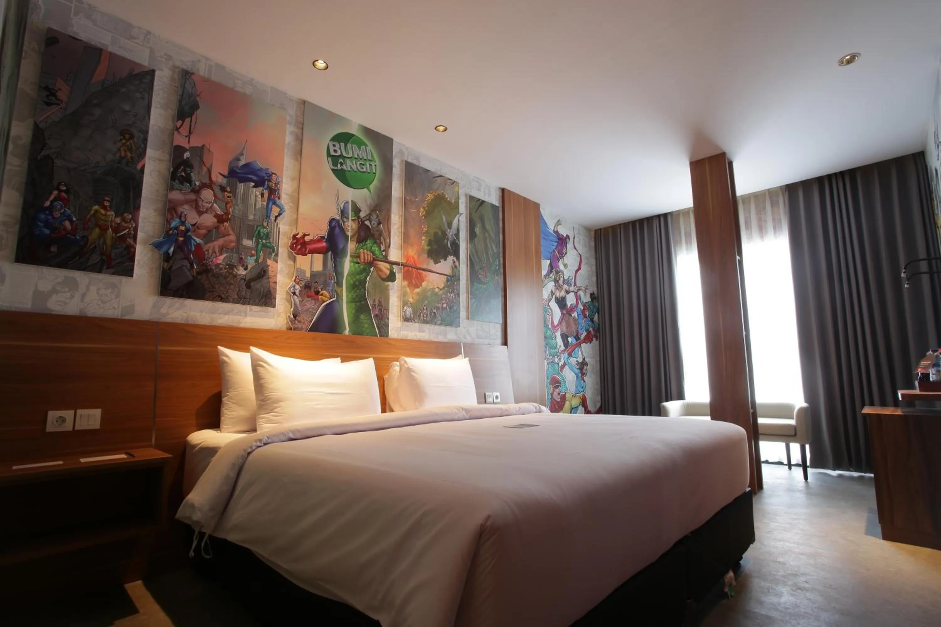 Bed in Creative Restart Hotel - CARTEL Bandung