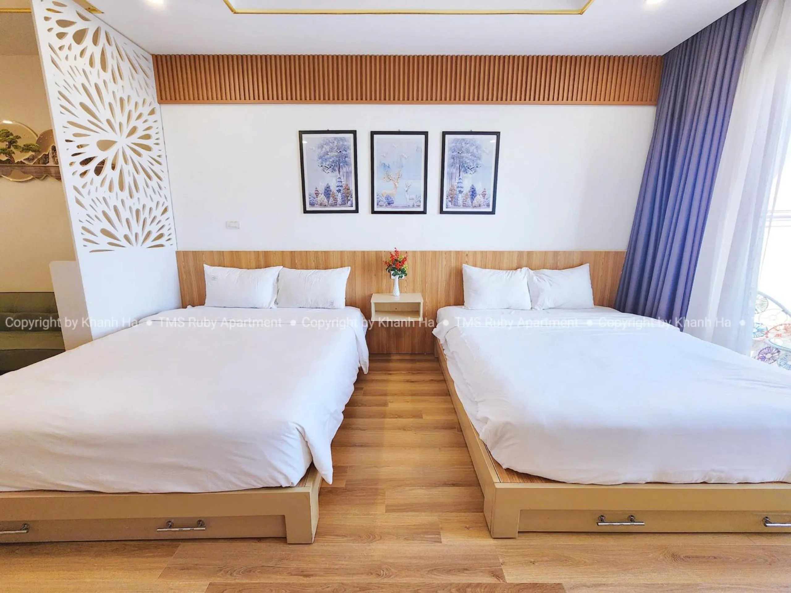 Bed in TMS Apartments Quy Nhơn
