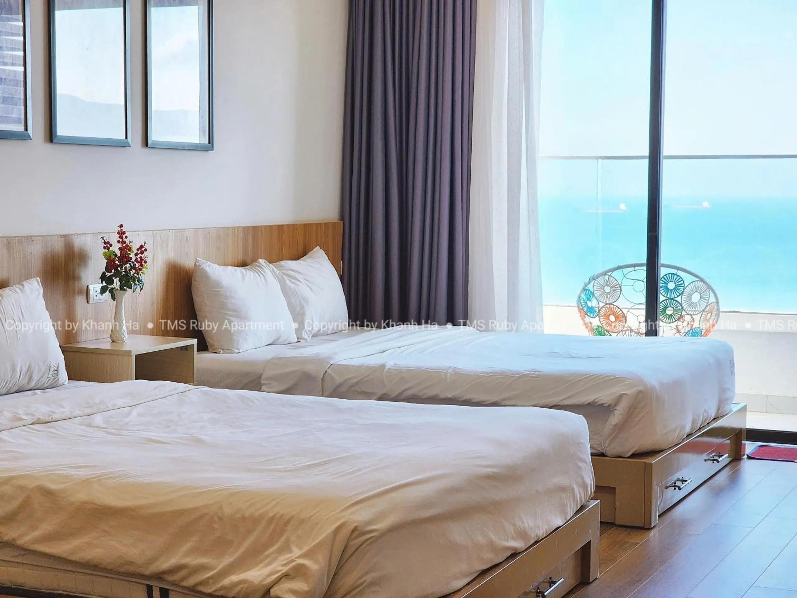 Bed in TMS Apartments Quy Nhơn