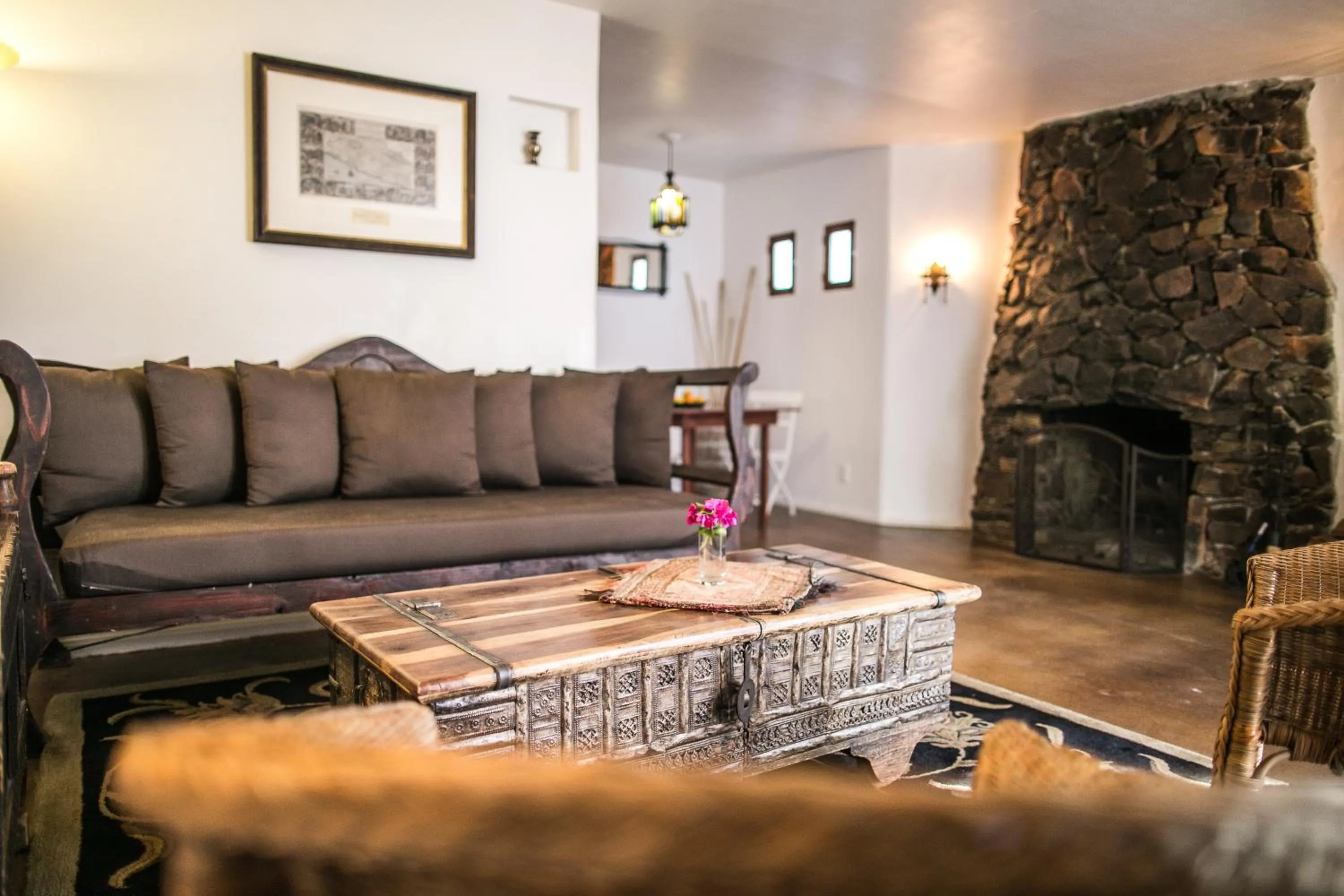 Decorative detail in Korakia Pensione