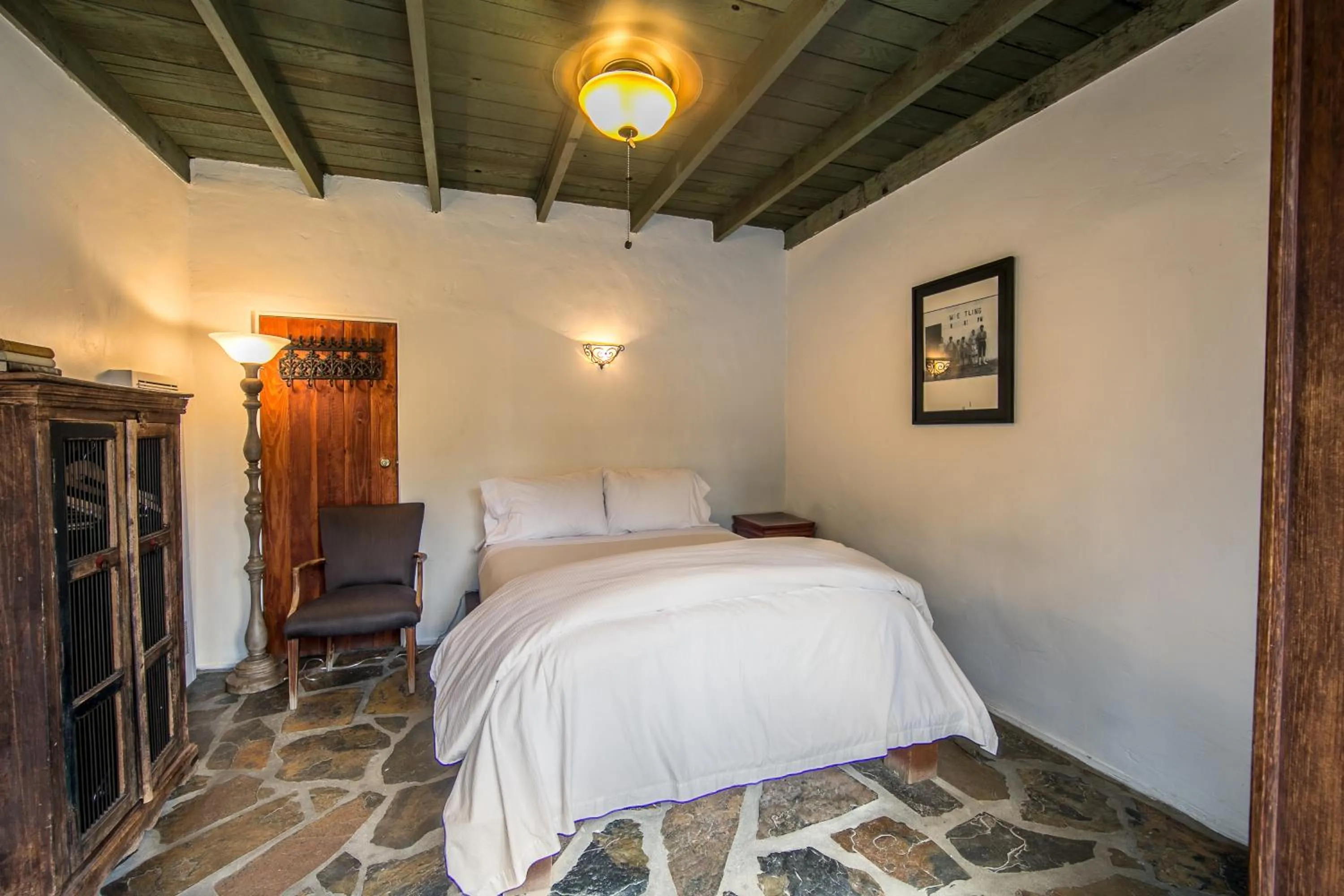 Bed in Korakia Pensione