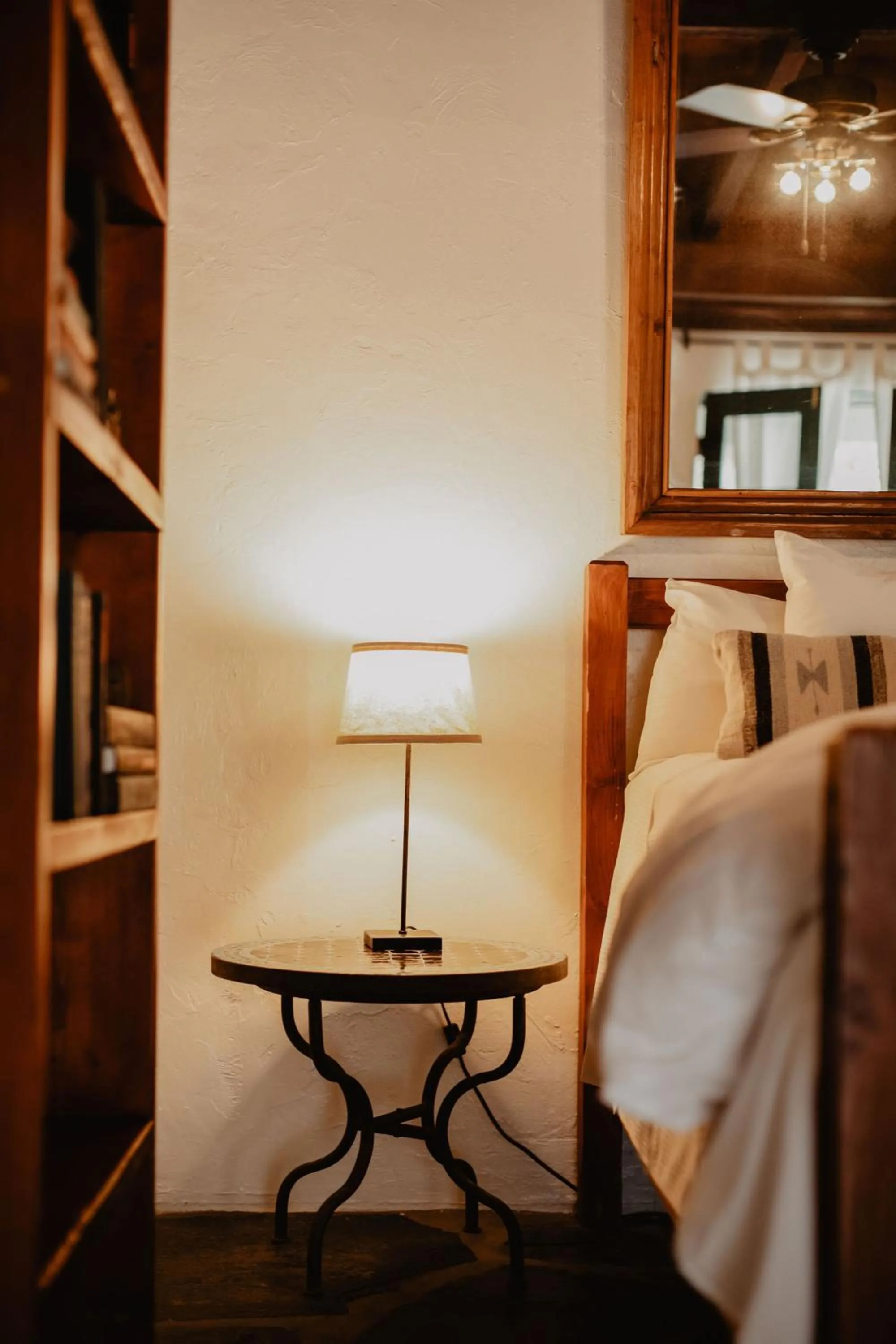 Bed in Korakia Pensione